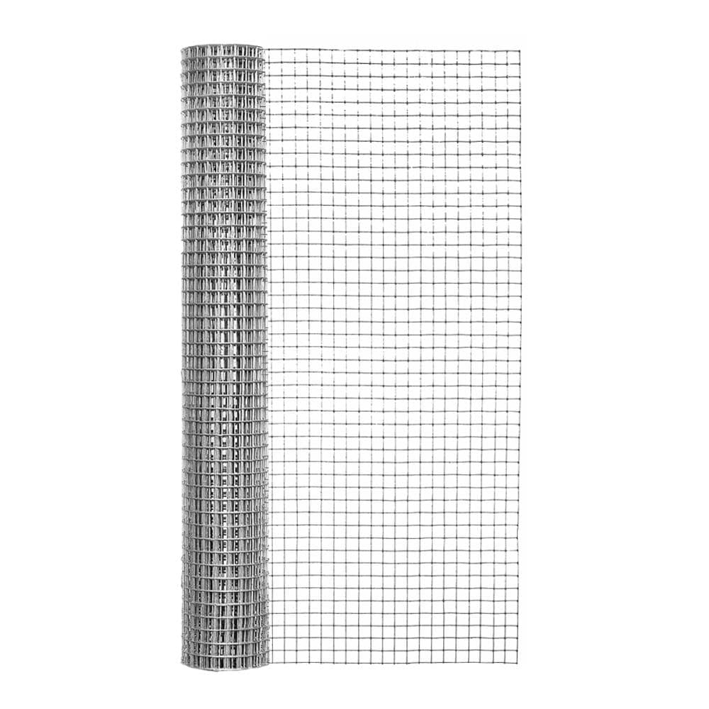 GARDEN CRAFT 10-ft x 2-ft Gray Galvanized Steel Hardware Cloth Rolled  Fencing with Mesh Size 1/2-in x 1/2-in in the Rolled Fencing department at