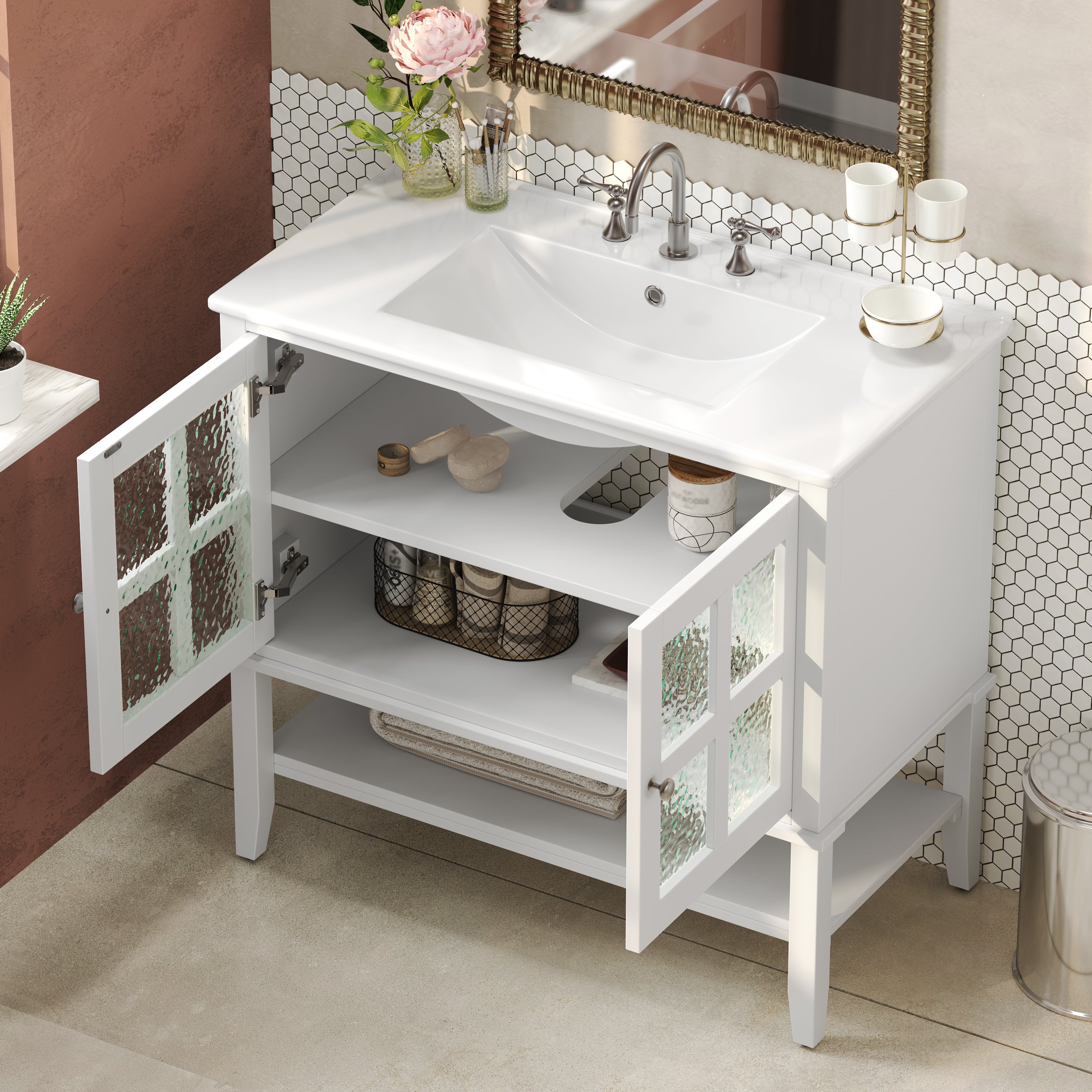 Boyel Living BL-NE-6249W Bath-Vanity-Combo - View #16