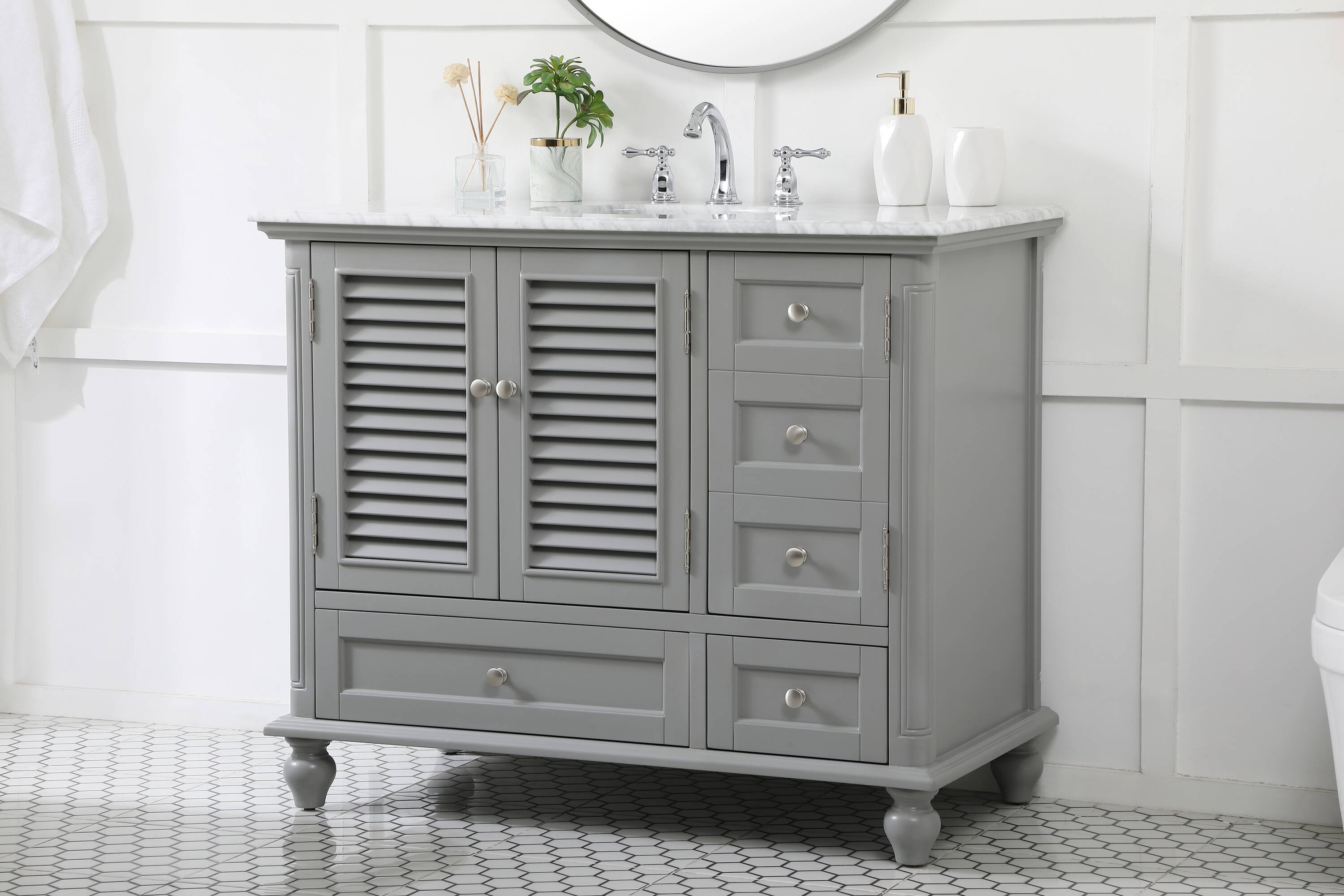 Elegant Decor HF91626GR Bath-Vanity-Combo - View #3