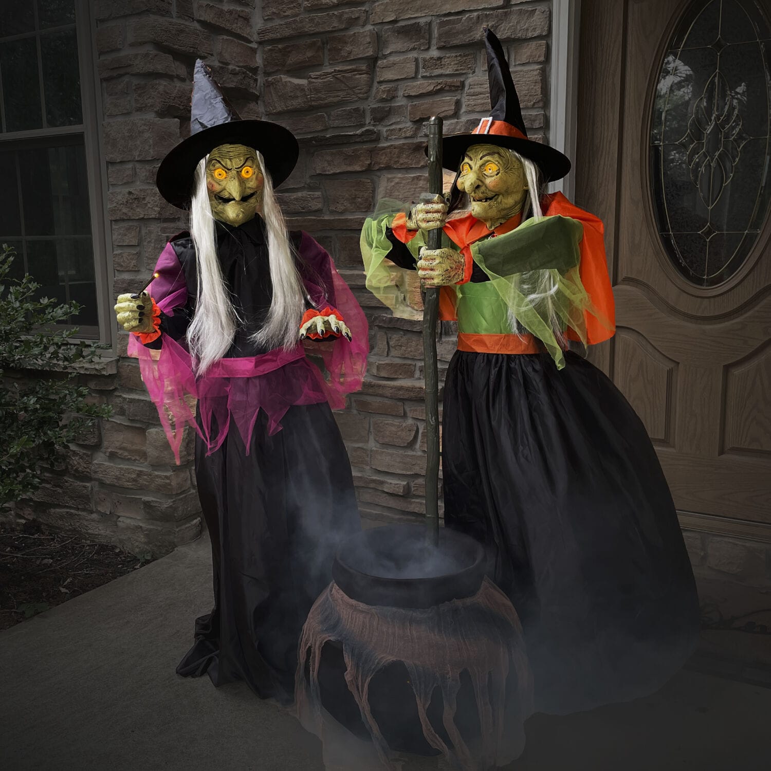 Haunted Hill Farm HHWTCHCLDN-3FLSA Halloween-Animatronics - View #19