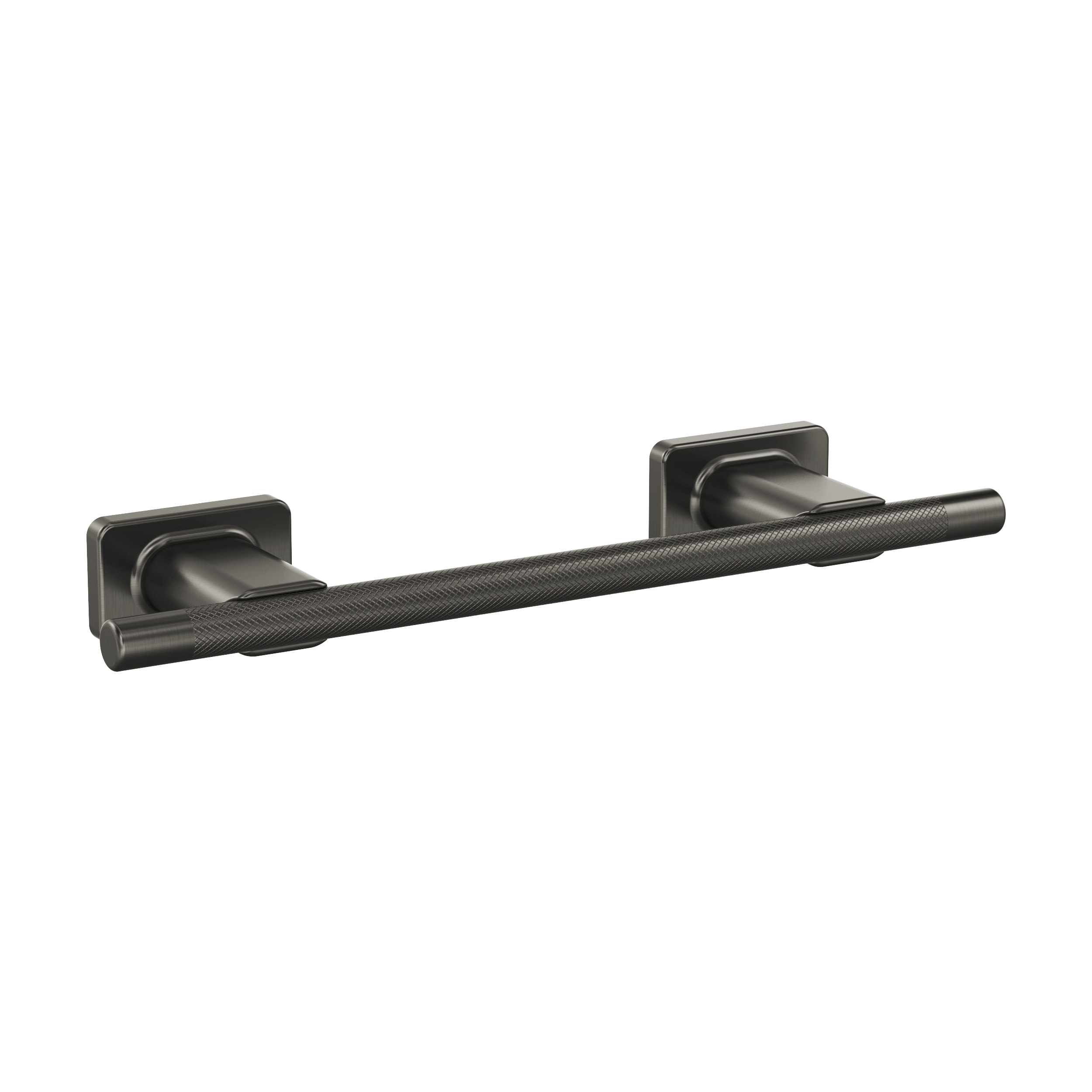 Amerock BH26616GM Bronx 9-in Gunmetal Wall mount Single Towel Bar
