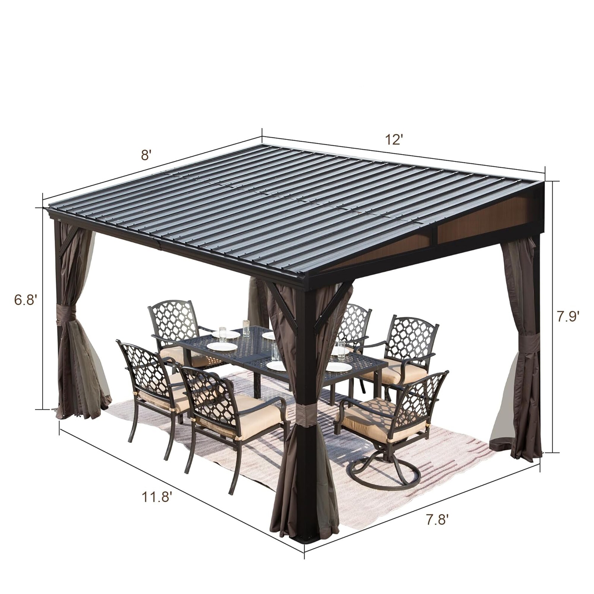 Dimakai DK-MF167729 Wood-Resin-Gazebos - View #9