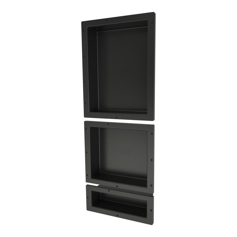 Tile Redi RNT1620S-14-6 Niche Recessed Triple Shower Wall Shelf, 16-in W x 40-in H x 4-in D