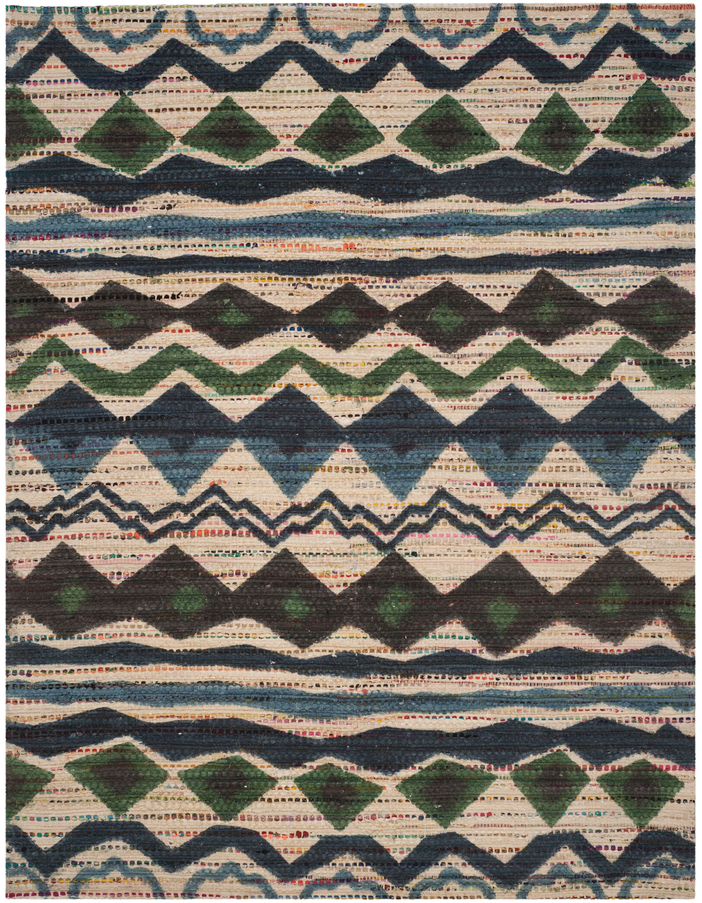 Cedar Brook 322A Blue Multi 8 x 10 Rectangular Area rug