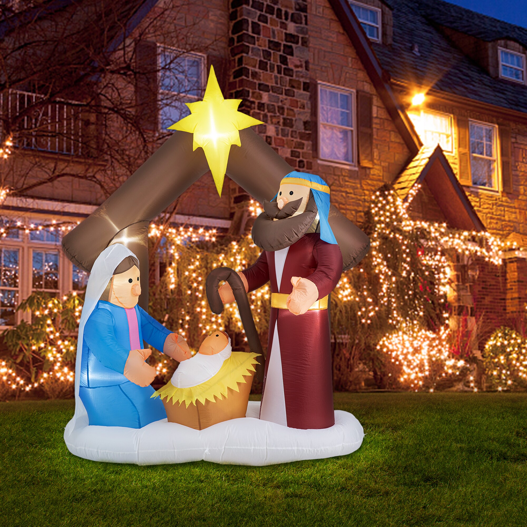 Nativity Christmas Inflatables at Lowes.com