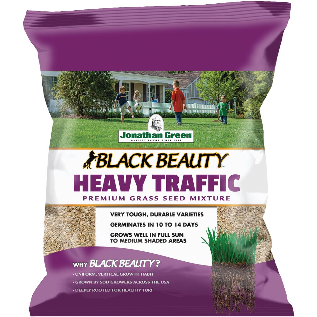 Jonathan Green  Black Beauty Heavy Traffic 7 Lb. 1400 Sq Ft Coverage Grass Seed