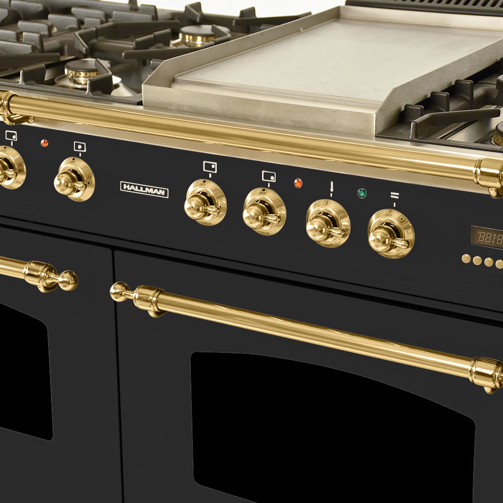 Hallman HDFR60BSMG Double-Dual-Fuel-Ranges - View #4