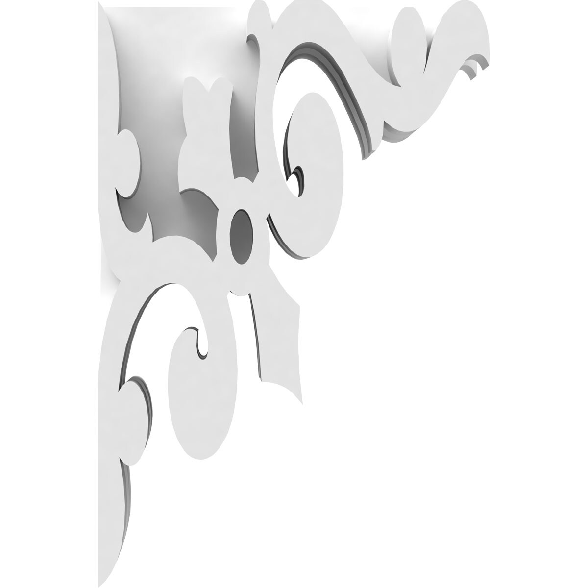 Ekena Millwork CORP01X04X06WH corbels - View #3