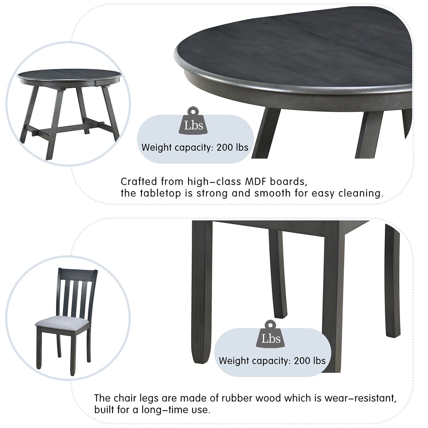 SINOFURN SYA010161BL Dining-Sets - View #19