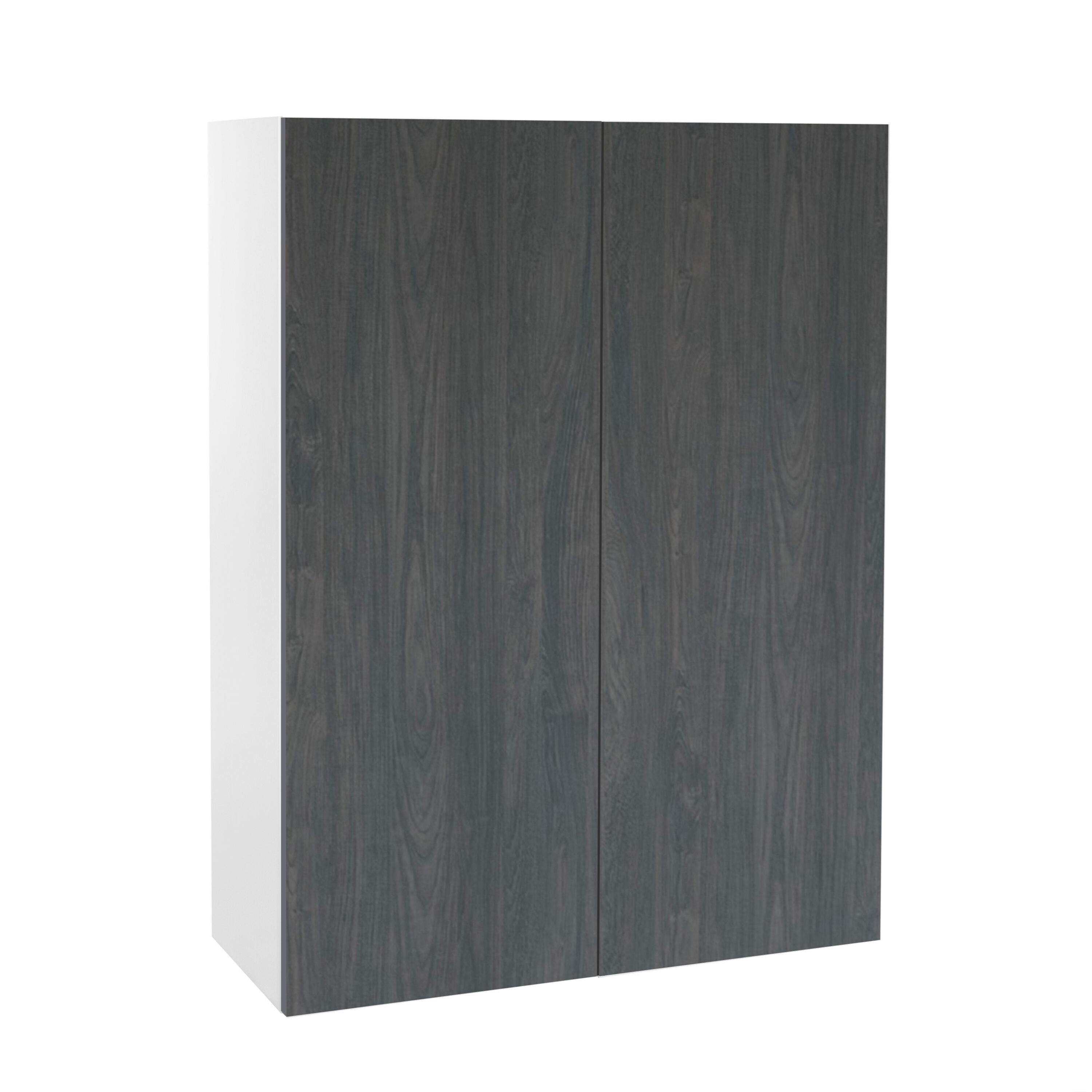 Cambridge Quick Assemble Modern Style, Carbon Marine 12 x 42 in. Wall Kitchen Cabinet (12 in. W x 12 D x 42 in. H)