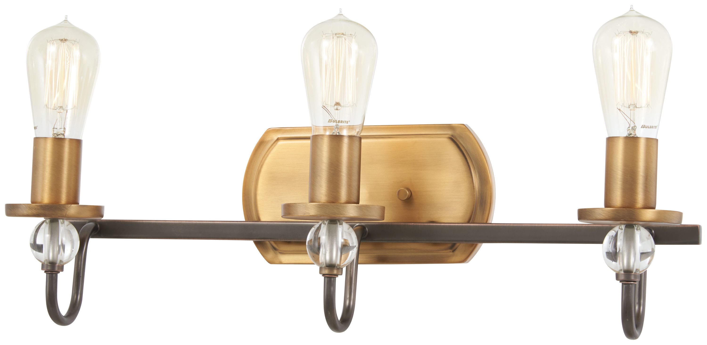 Harvard Court Bronze 23" Transitional Vanity Light