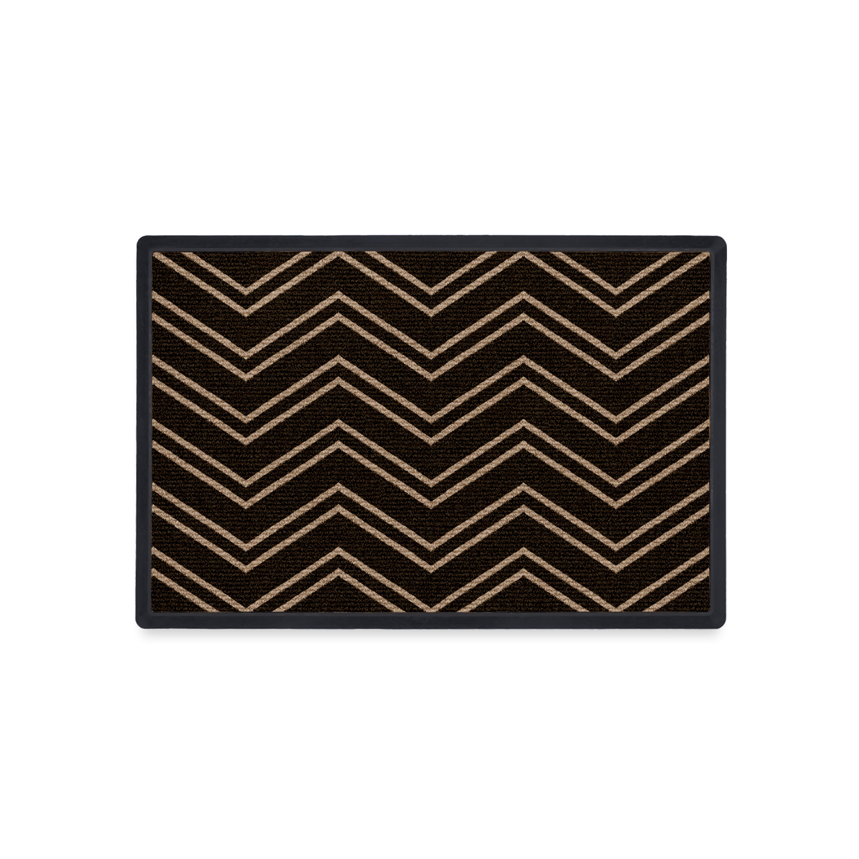 Ruggable DR007WHSE-02X03 2-ft x 3-ft Doormat Polyester Non-Slip Grip Outdoor Decorative Door Mat 2 -Pack