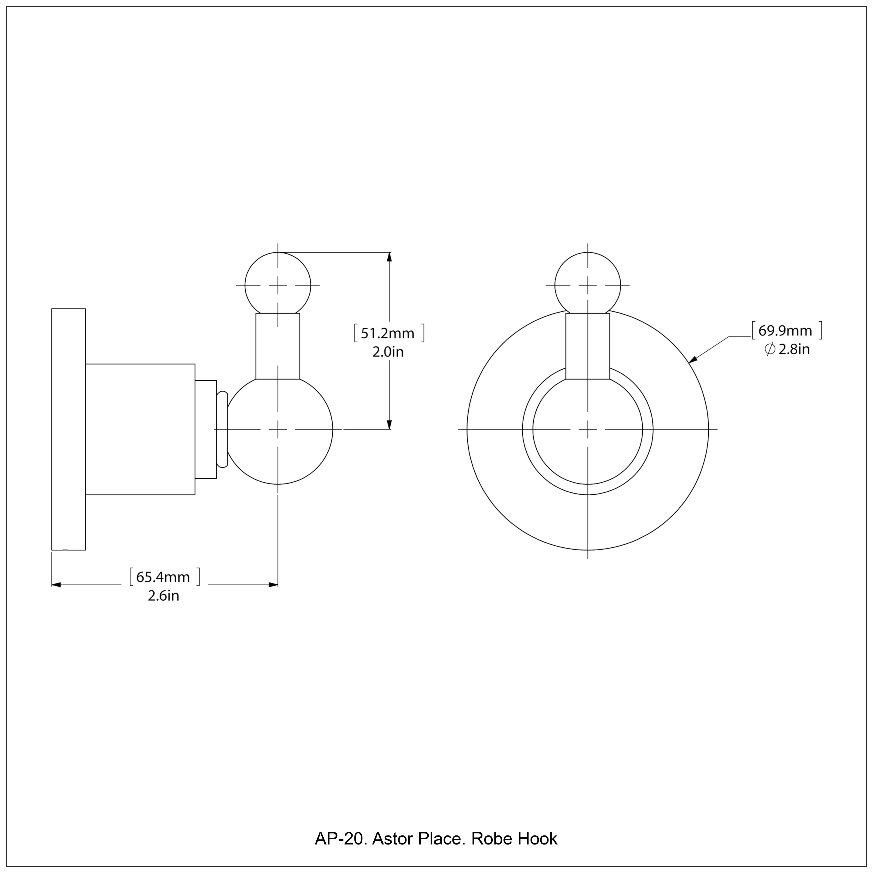 BirdRock Home 5-Hook 27-in x 5-in H Brown Decorative Wall Hook (35