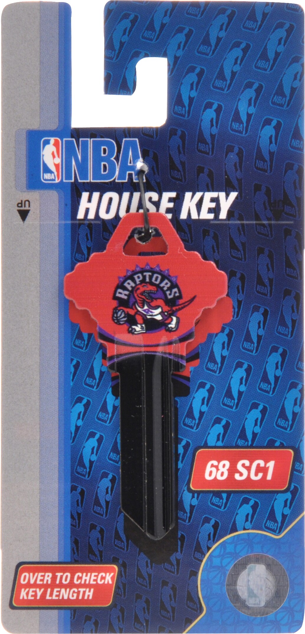 Hillman 94094 Toronto Raptors Team Colors House/Entry Key Blank