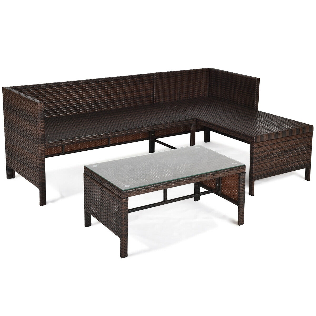 Forclover HYFE-63870GR Patio-Conversation-Sets - View #12