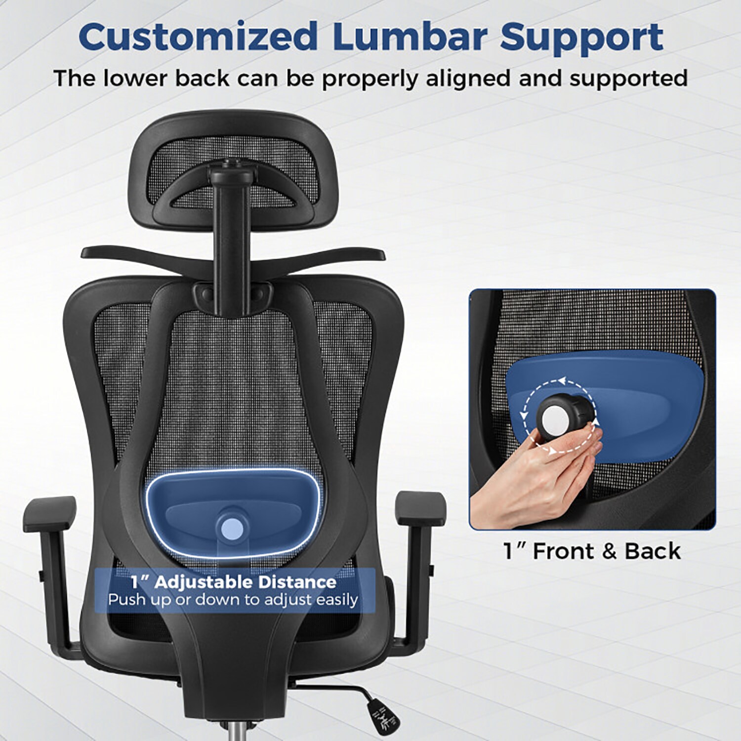 GZMR WF01-LS-029-BKBL Office-Chairs - View #9