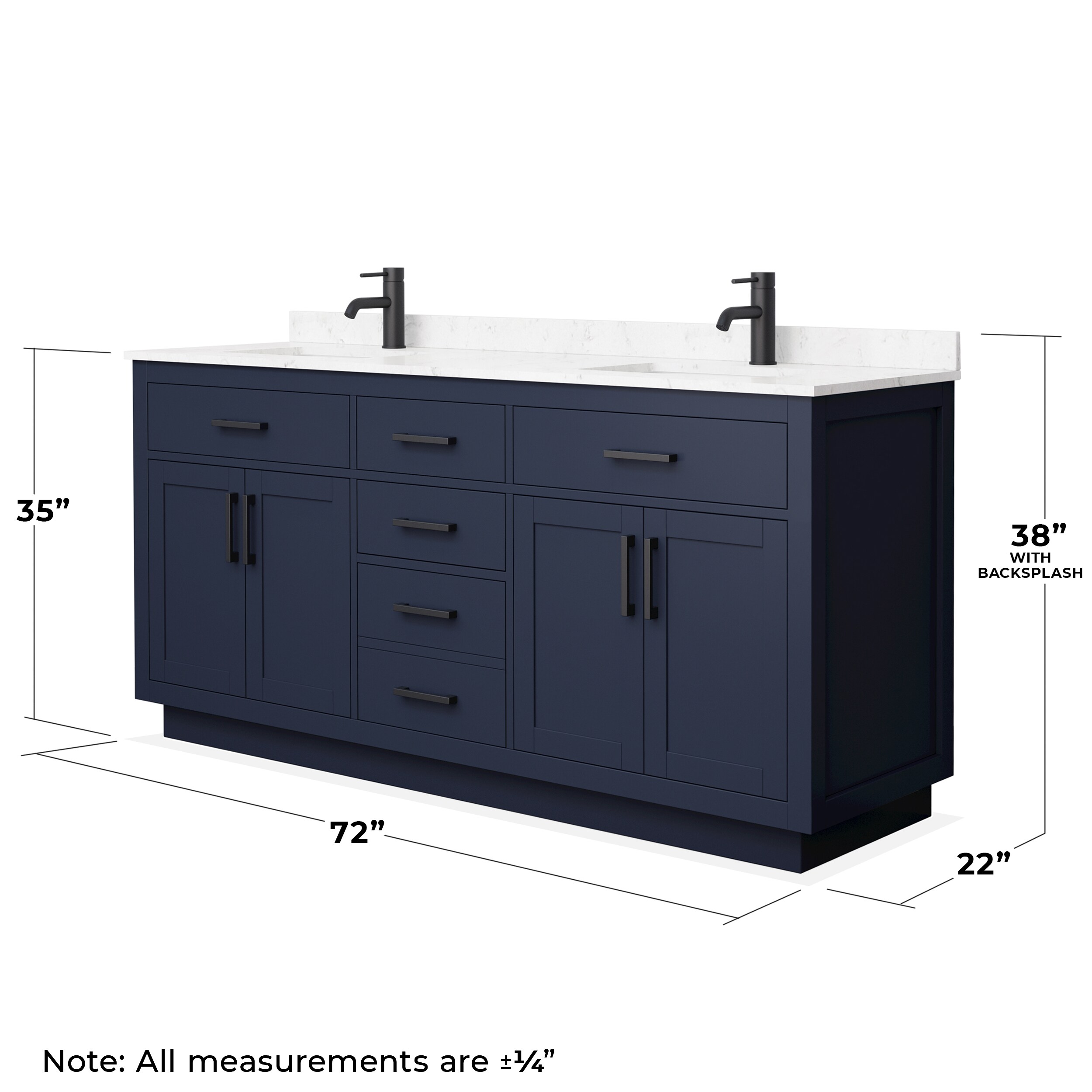 Wyndham Collection WCG262672DBBCCUNSMXX Bath-Vanity-Combo - View #4