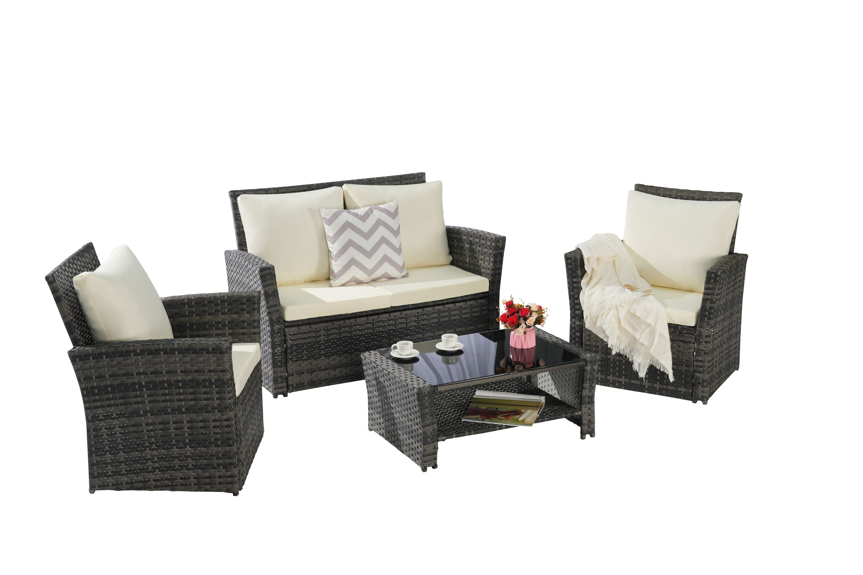 Forclover MONLDS11BE Patio-Conversation-Sets - View #8