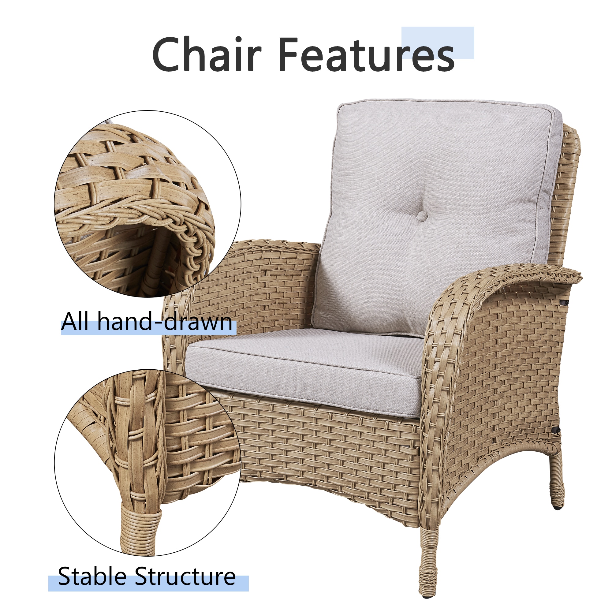 Rilyson FS044-1 Patio-Chairs - View #2