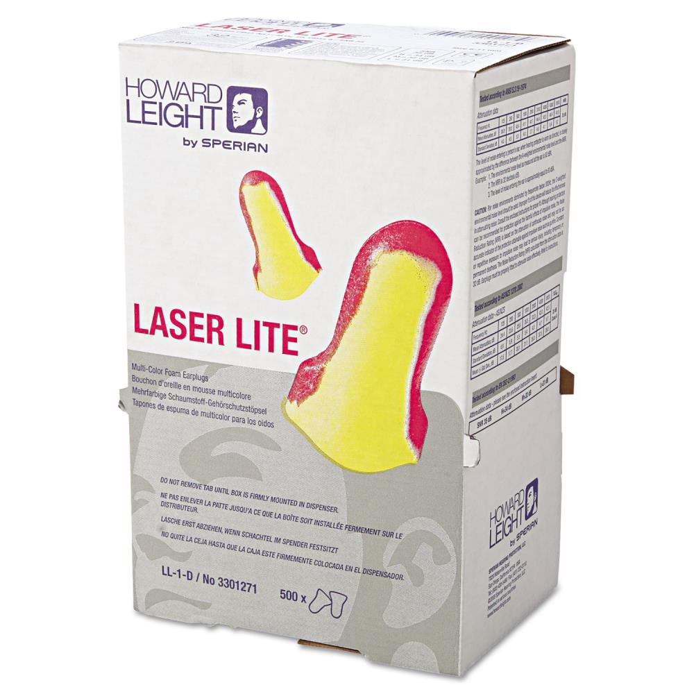 Howard Leight Laser Lite EarPlugs cordless 50 pair 