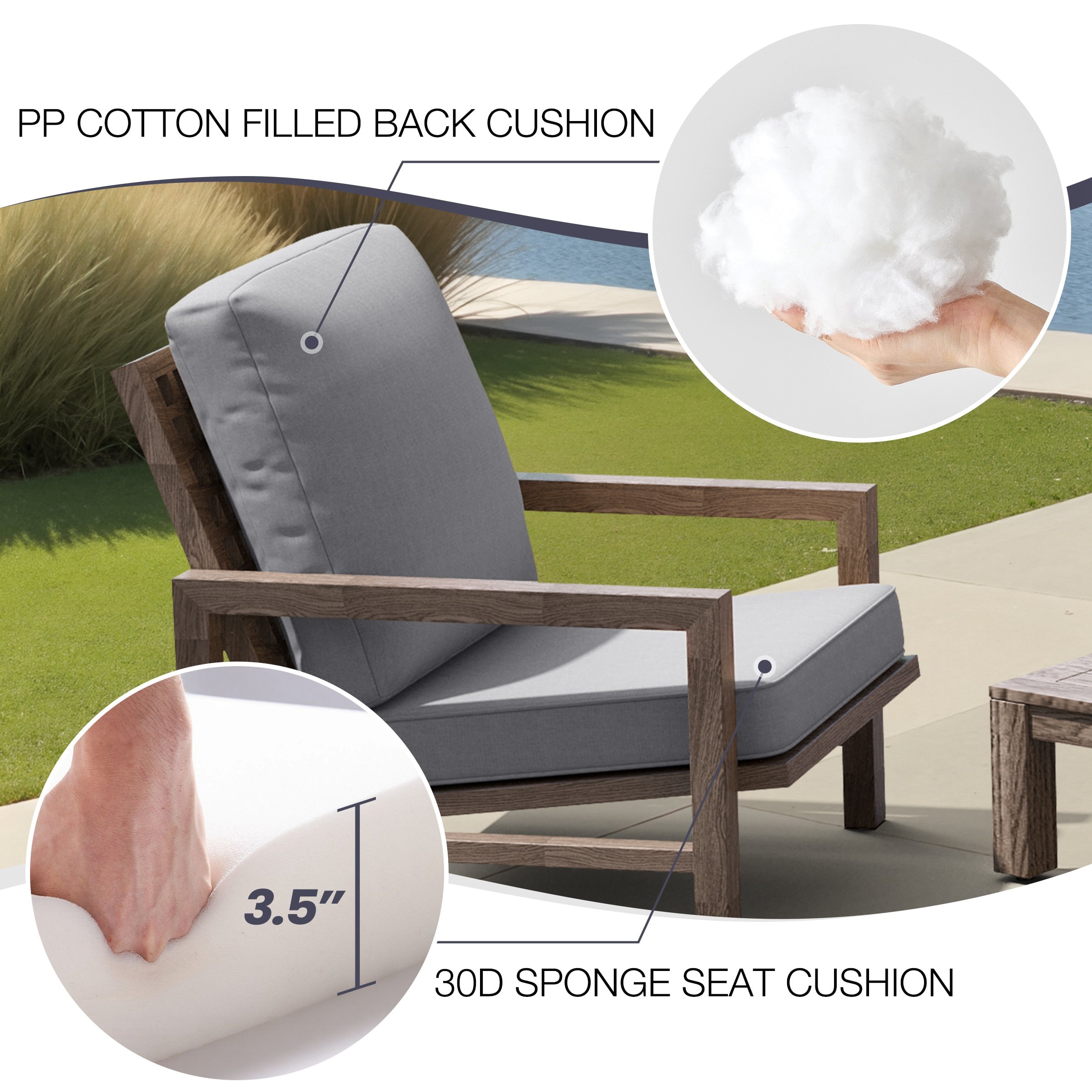 Pellebant ST25-CU109LGY-2 Patio-Furniture-Cushions - View #4
