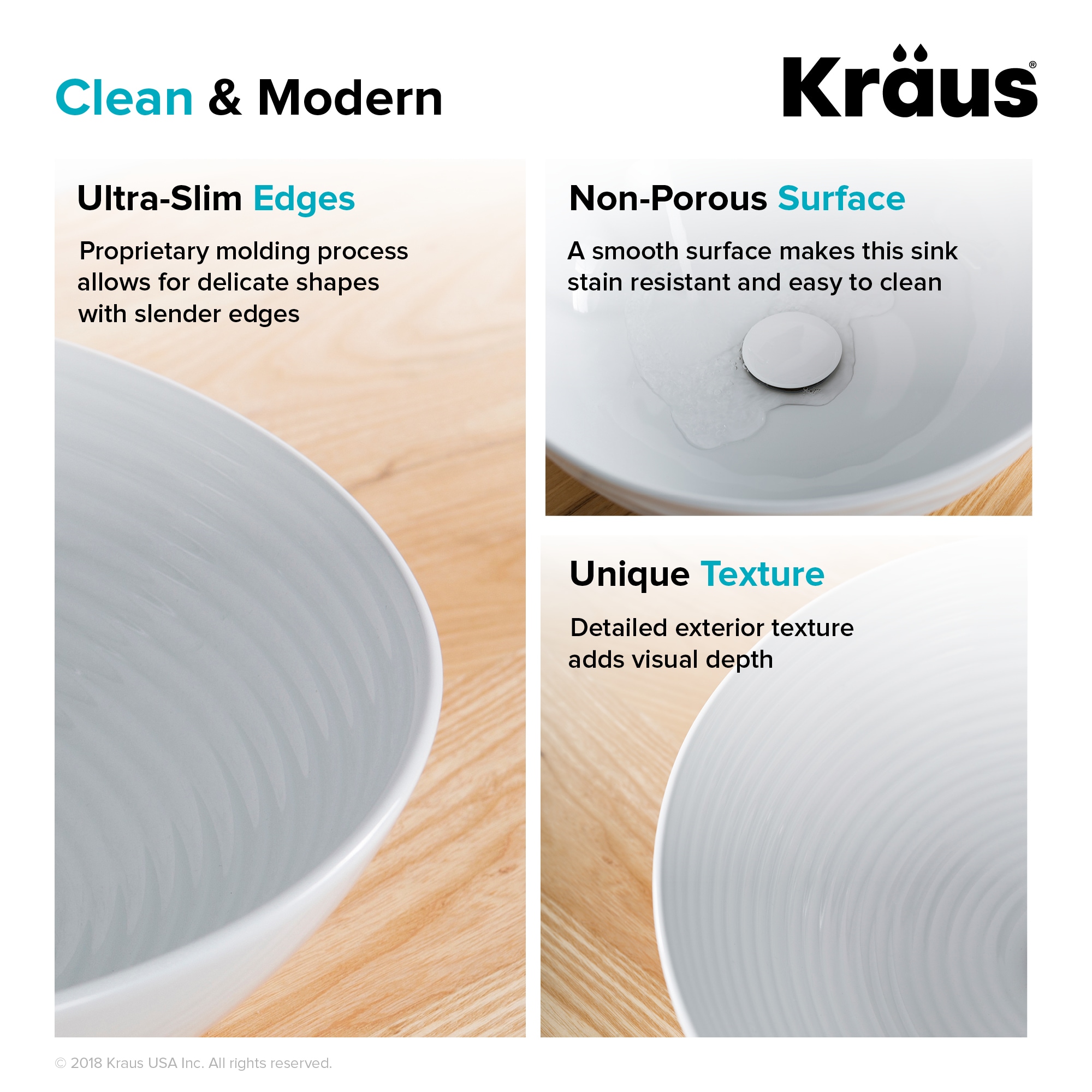 Kraus KCV-203GWH Bath-Sink - View #6