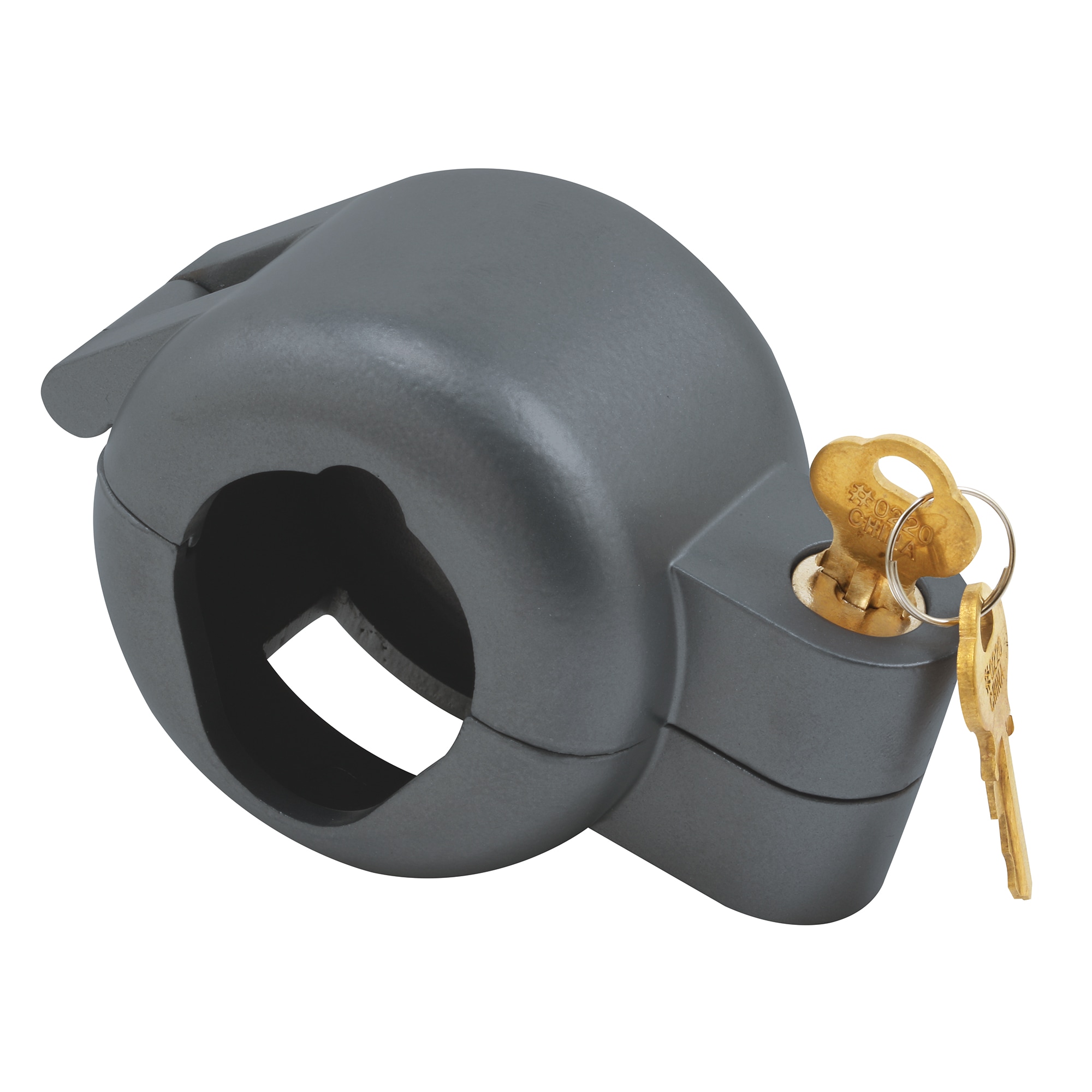 Prime-Line S 4181 Gray Exterior Keyed Entry Door Knob