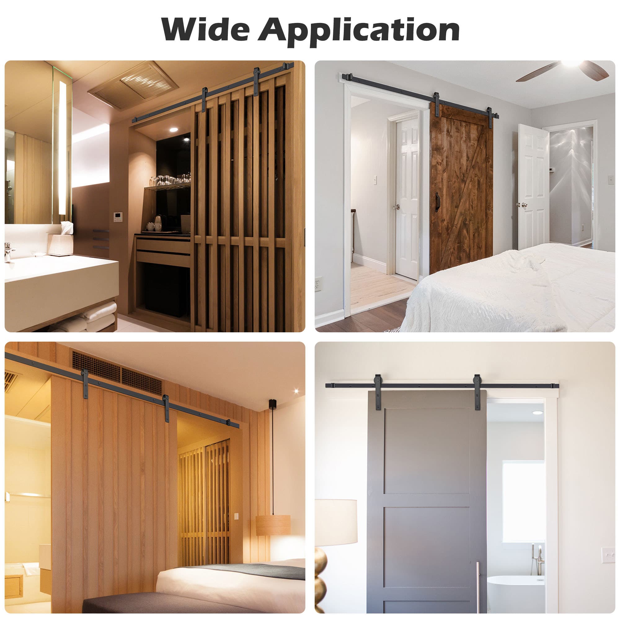 Yescom 06SDO017-200CM-06-LO Wood-Closet-Hardware - View #7