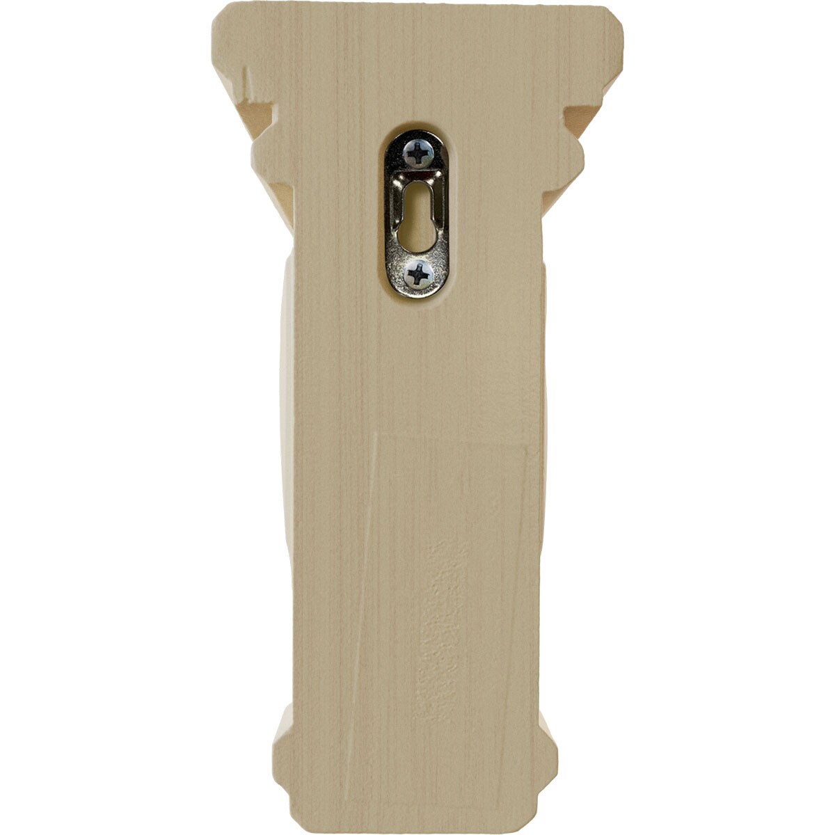 Small Natural Rubberwood Decorative Corbel, 4"W x 4.75"D x 8"H
