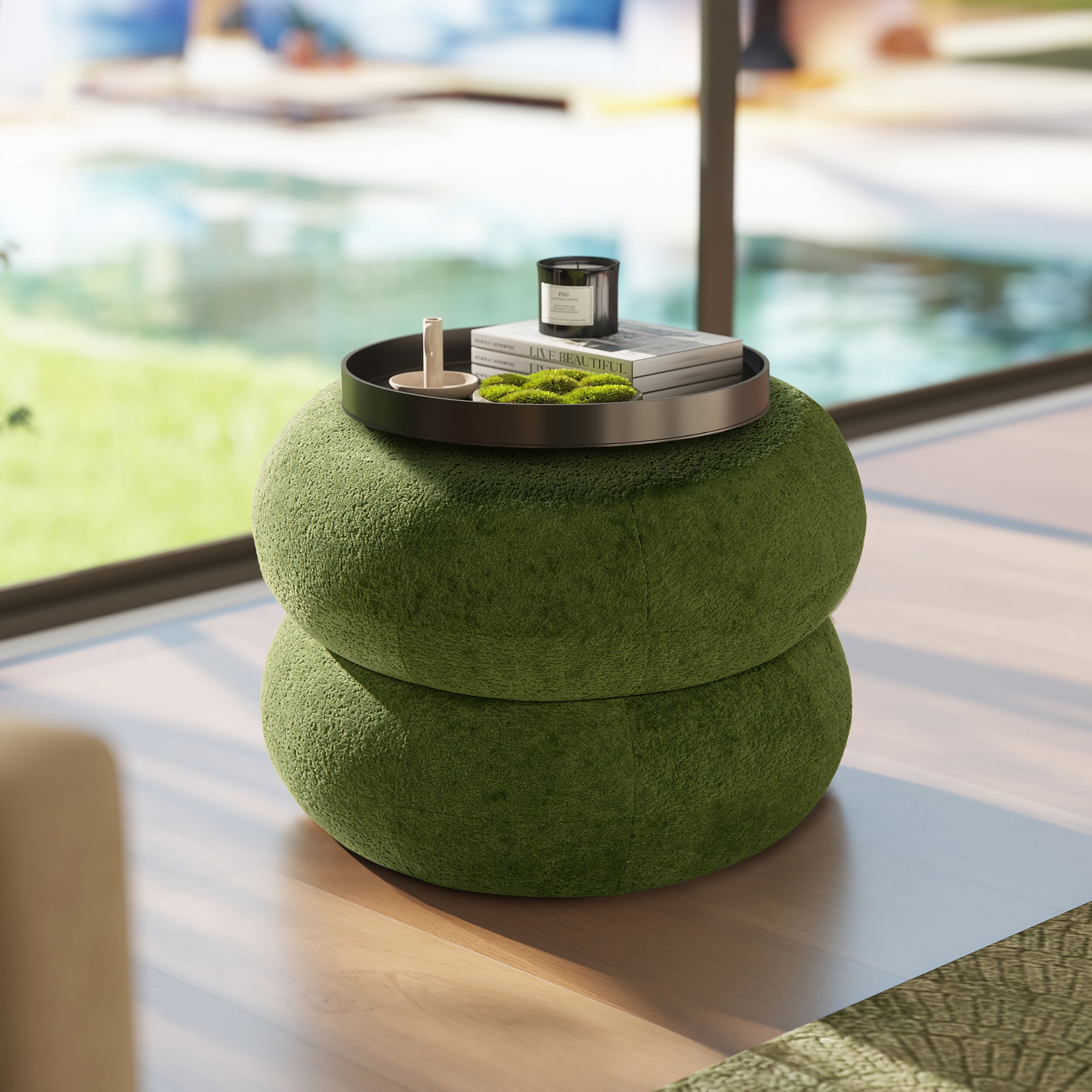 Jennifer Taylor Home LKGRE-84690 Indoor-Ottomans - View #2
