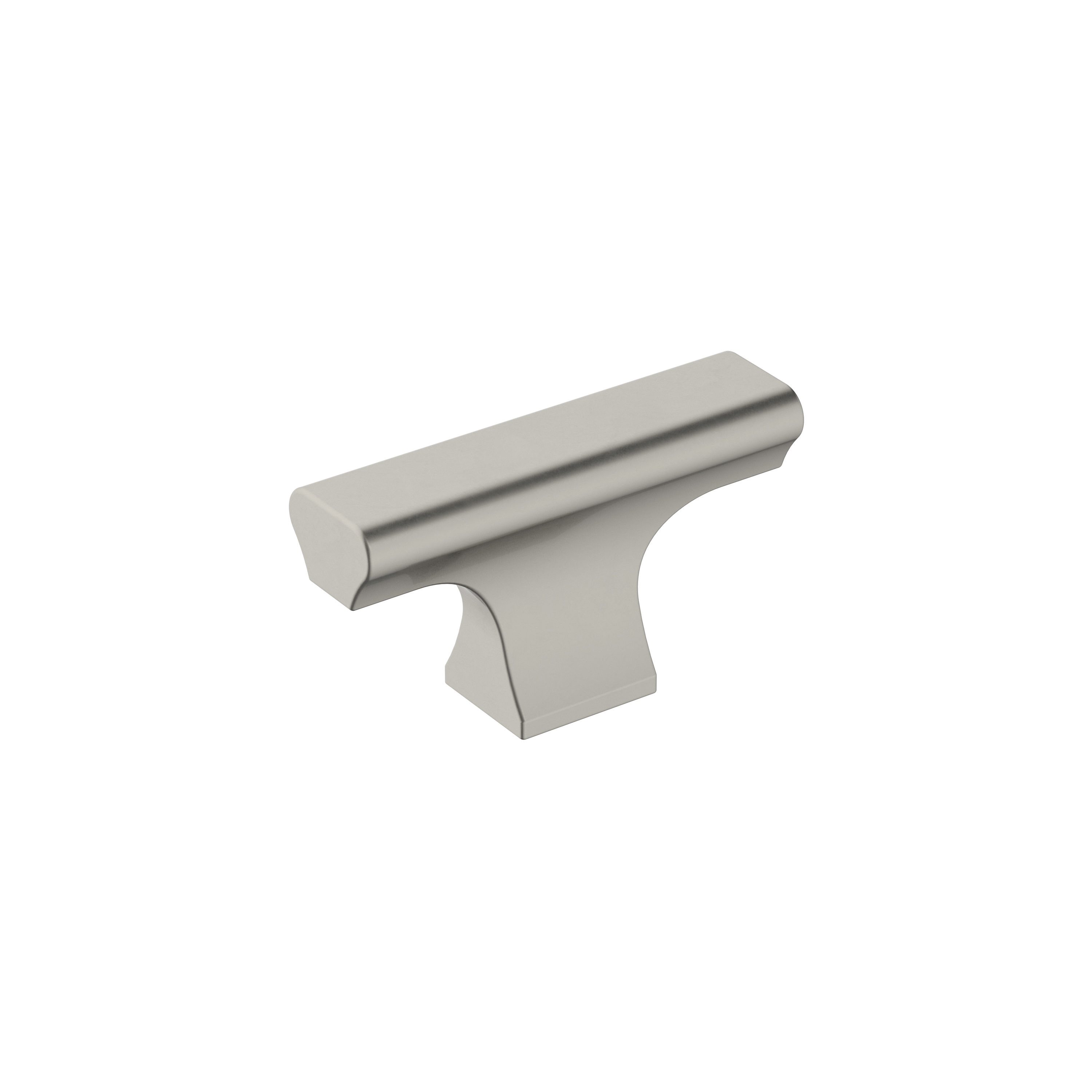 Amerock Status 2-in Satin Nickel Bar Contemporary Cabinet Knob in