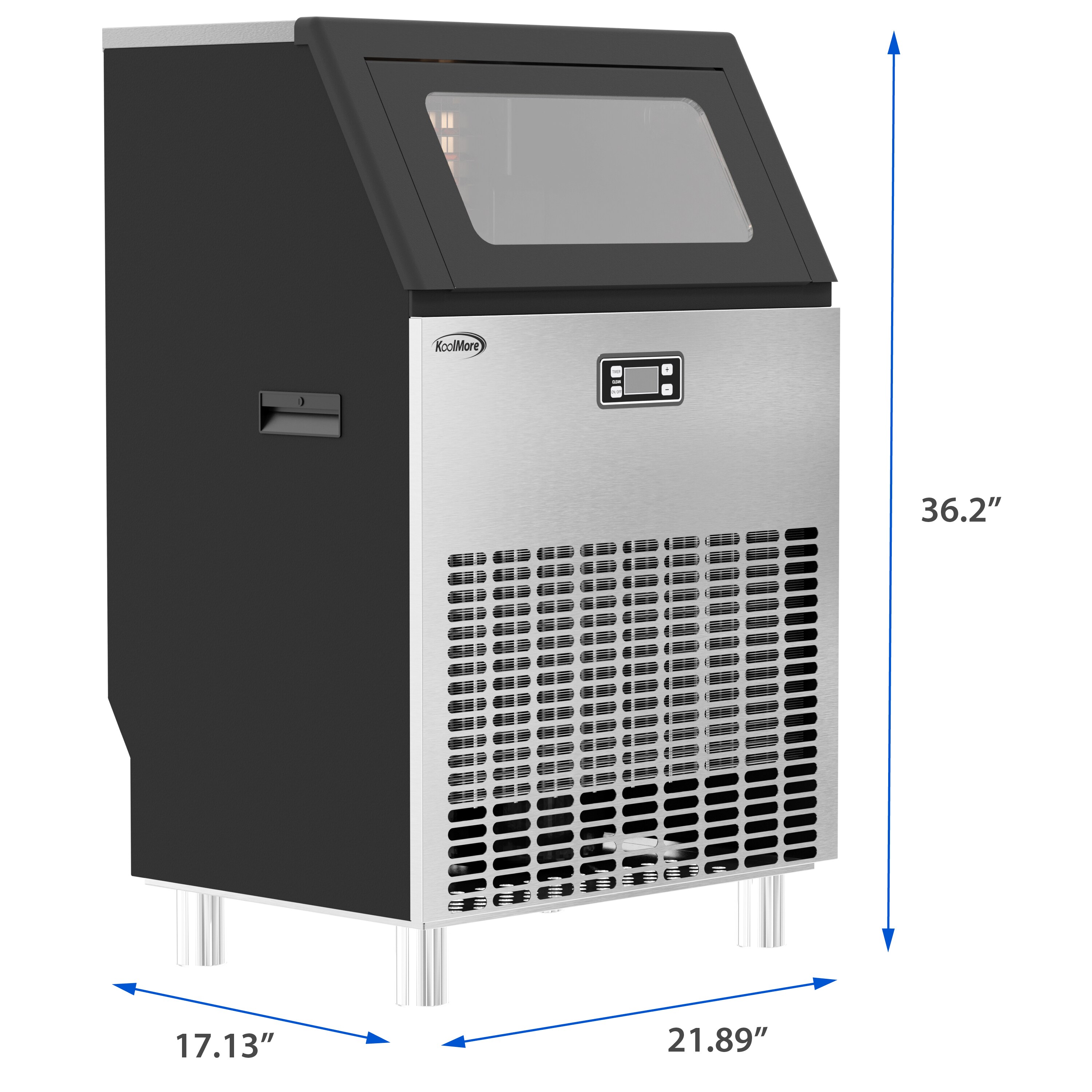 Koolmore CIM-315 Modular Ice Maker Machine, 315 lb. Full Cube Producti