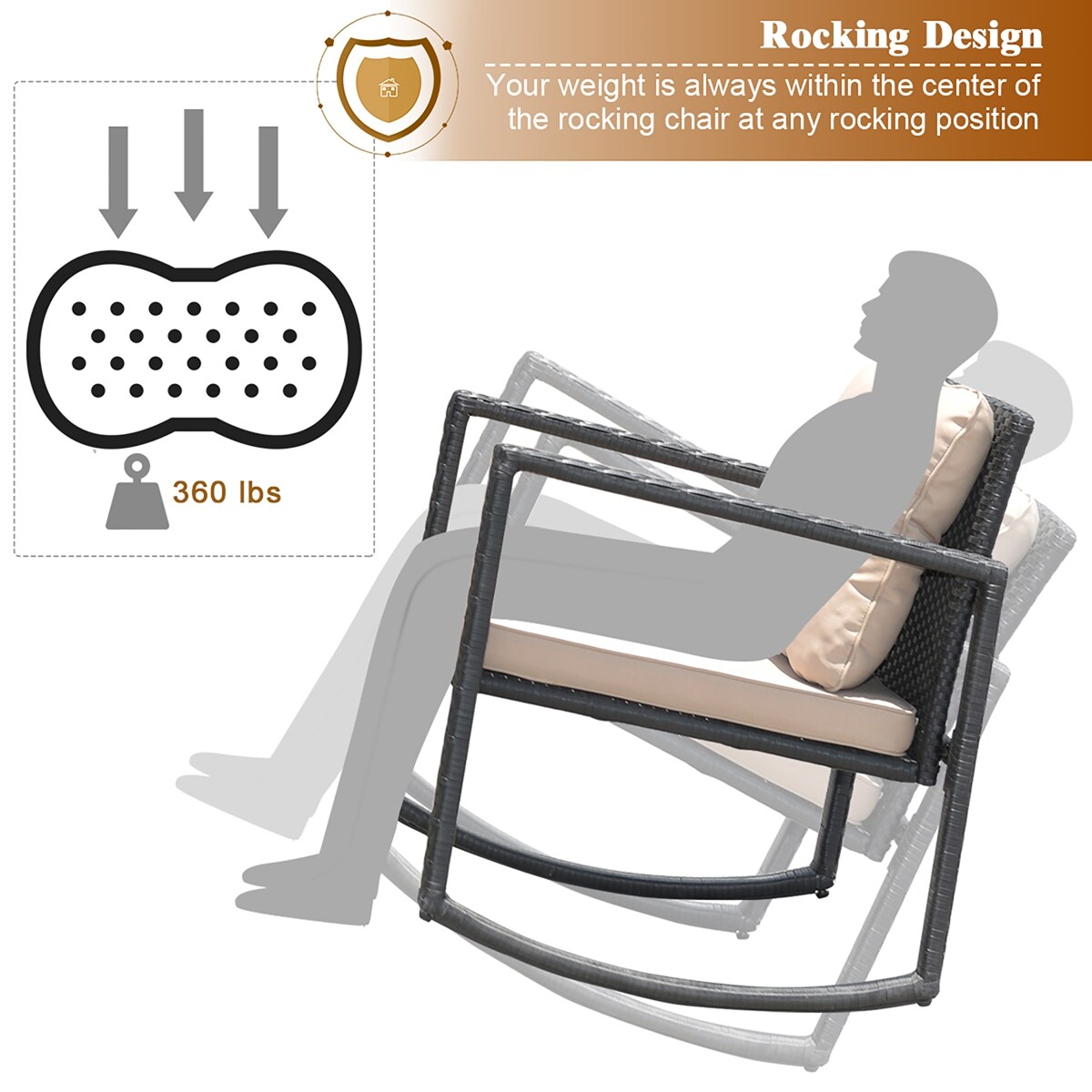 Costway HW59092BE Patio-Conversation-Sets - View #8