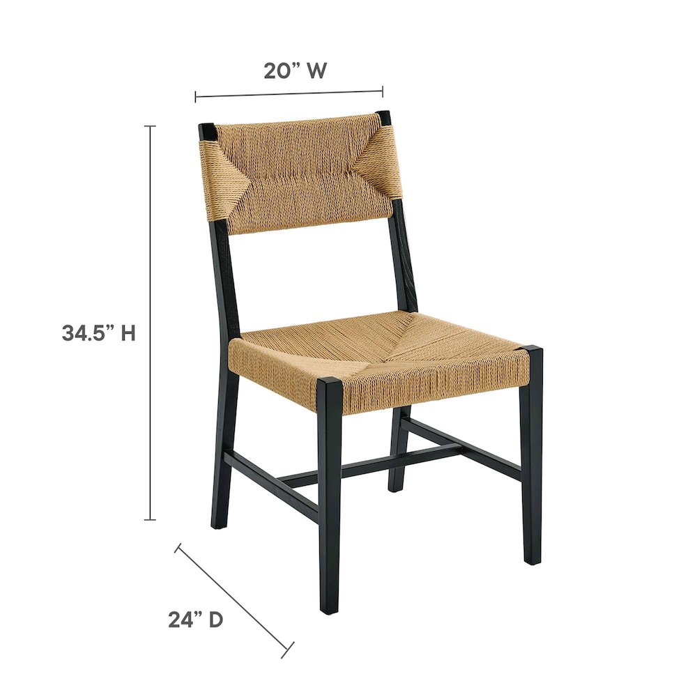 Modway EEI-5489-BLK-NAT Dining-Chairs - View #3