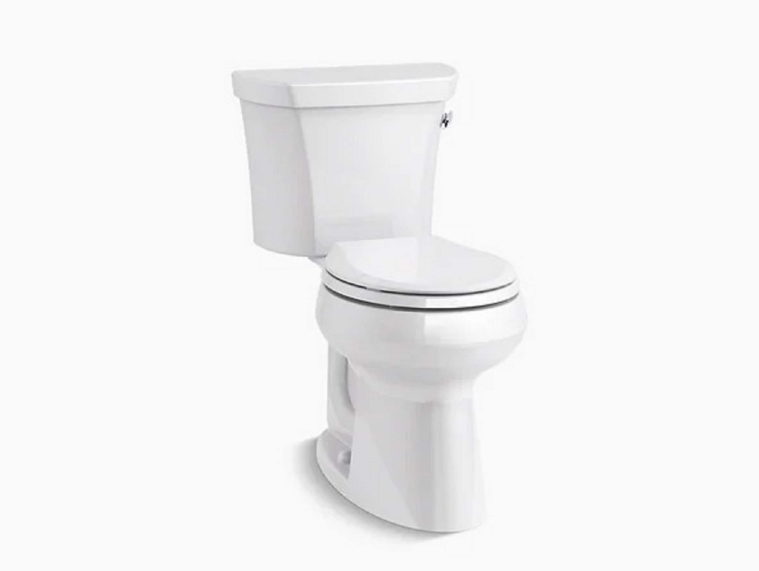 KOHLER Plastic White Round Soft Close Toilet Seat 4639-RL-0 at Lowes.com