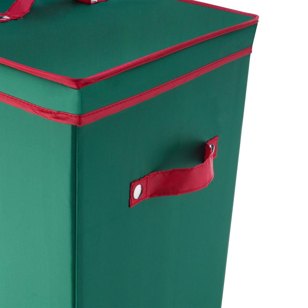 Paper Storage Box-Stores up to 20 Rolls of 30 Inch Long Gift Wrap in One  Convenient Red Lidded Container