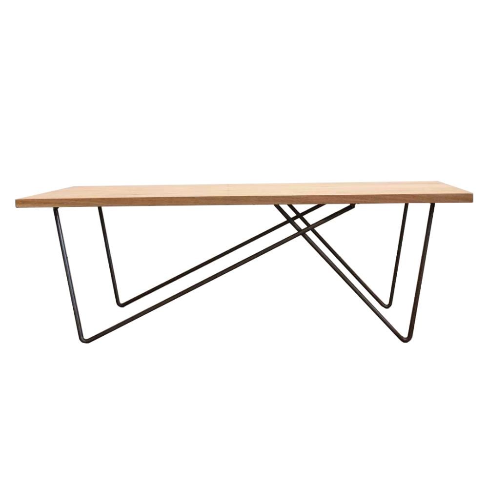 Gingko NCT-1120-WN Nelson Natural Walnut Oak Wood Modern Coffee Table