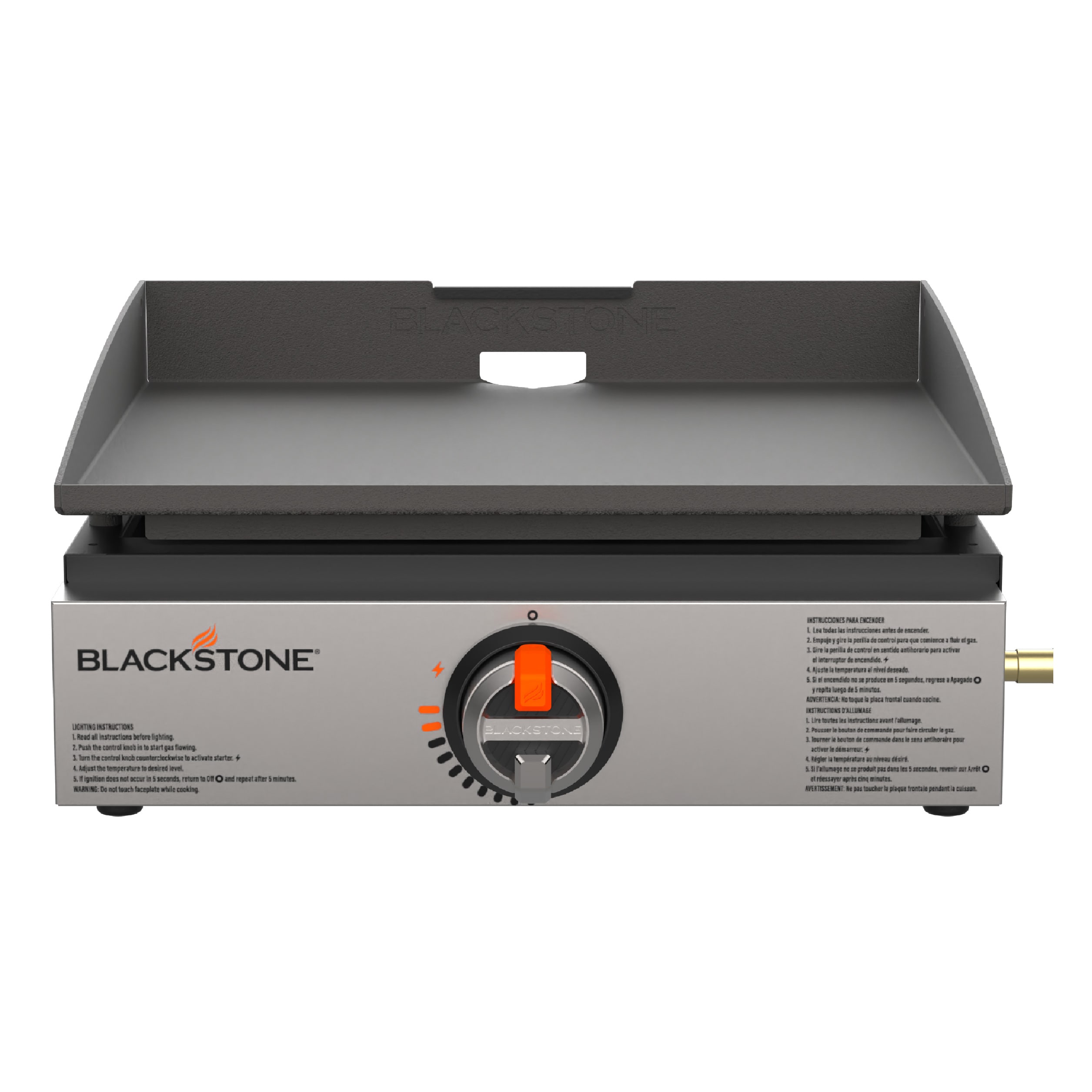 Blackstone 2142 17" Tabletop Griddle 278-Sq. in Stainless Portable Liquid propane Grill
