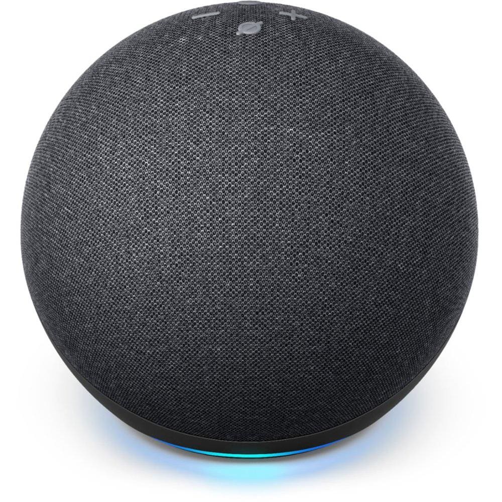 Echo Dot (4th Gen) - Charcoal in the Smart Speakers & Displays  department at
