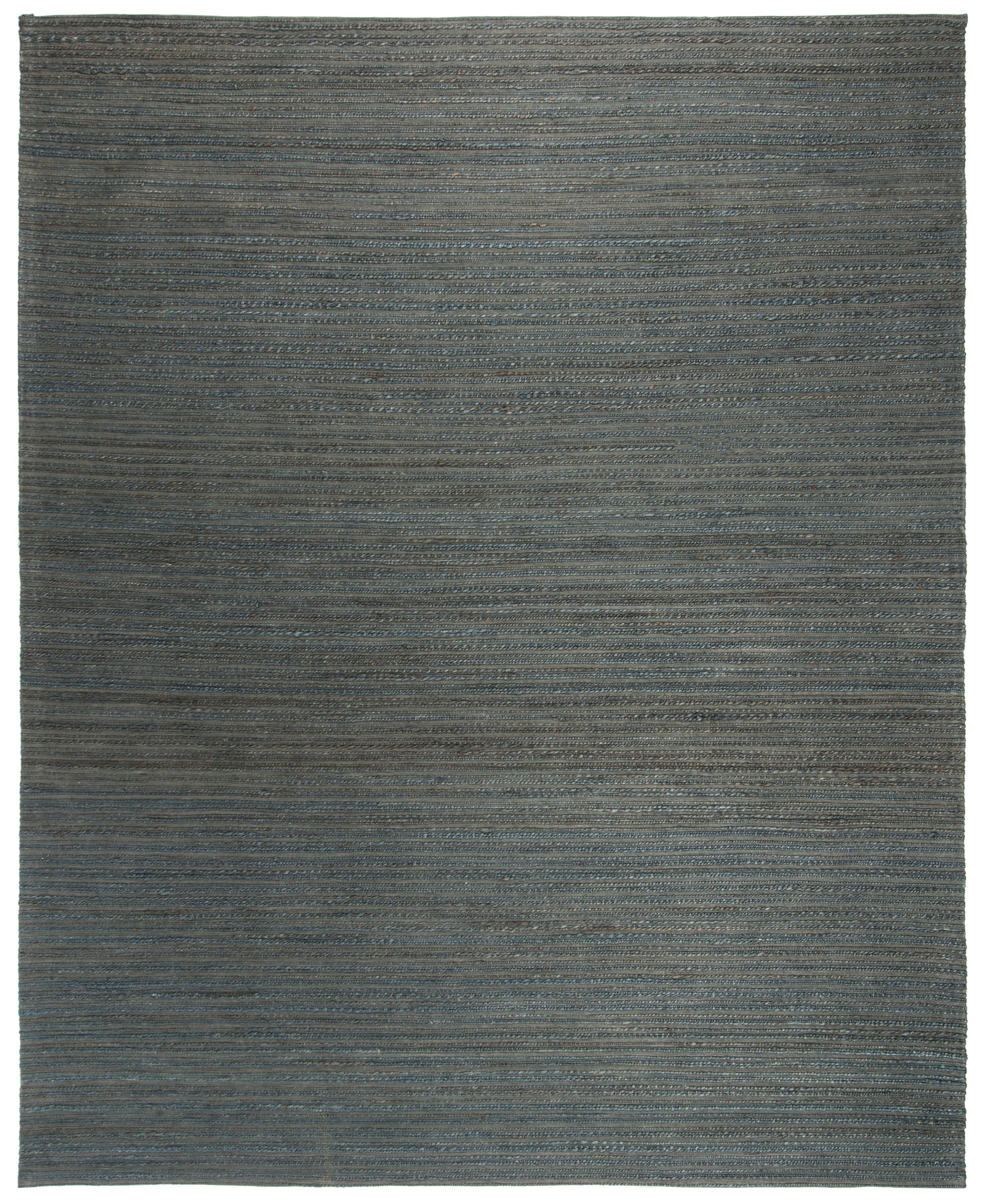 Cape Cod Dark Green Handwoven Cotton Area Rug 5' x 8'