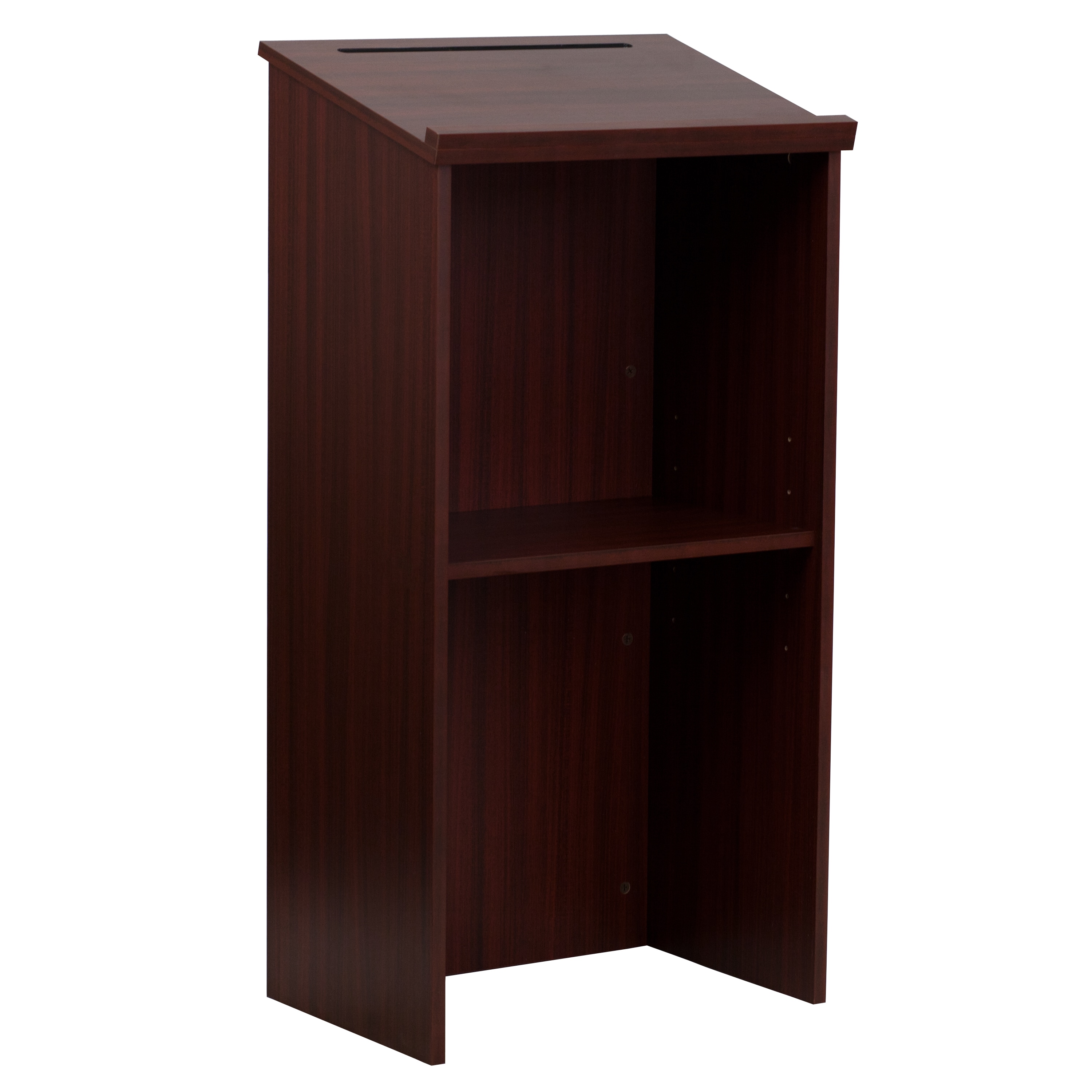 Flash Furniture 847254021920 23.0-in Brown Modern/Contemporary Standing desk