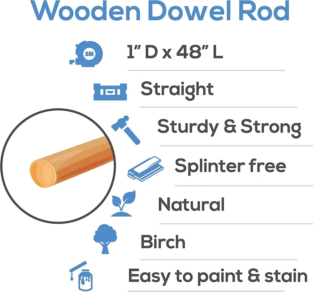 Woodpeckers Crafts MF-DR-1-48-P5 dowels - View #2