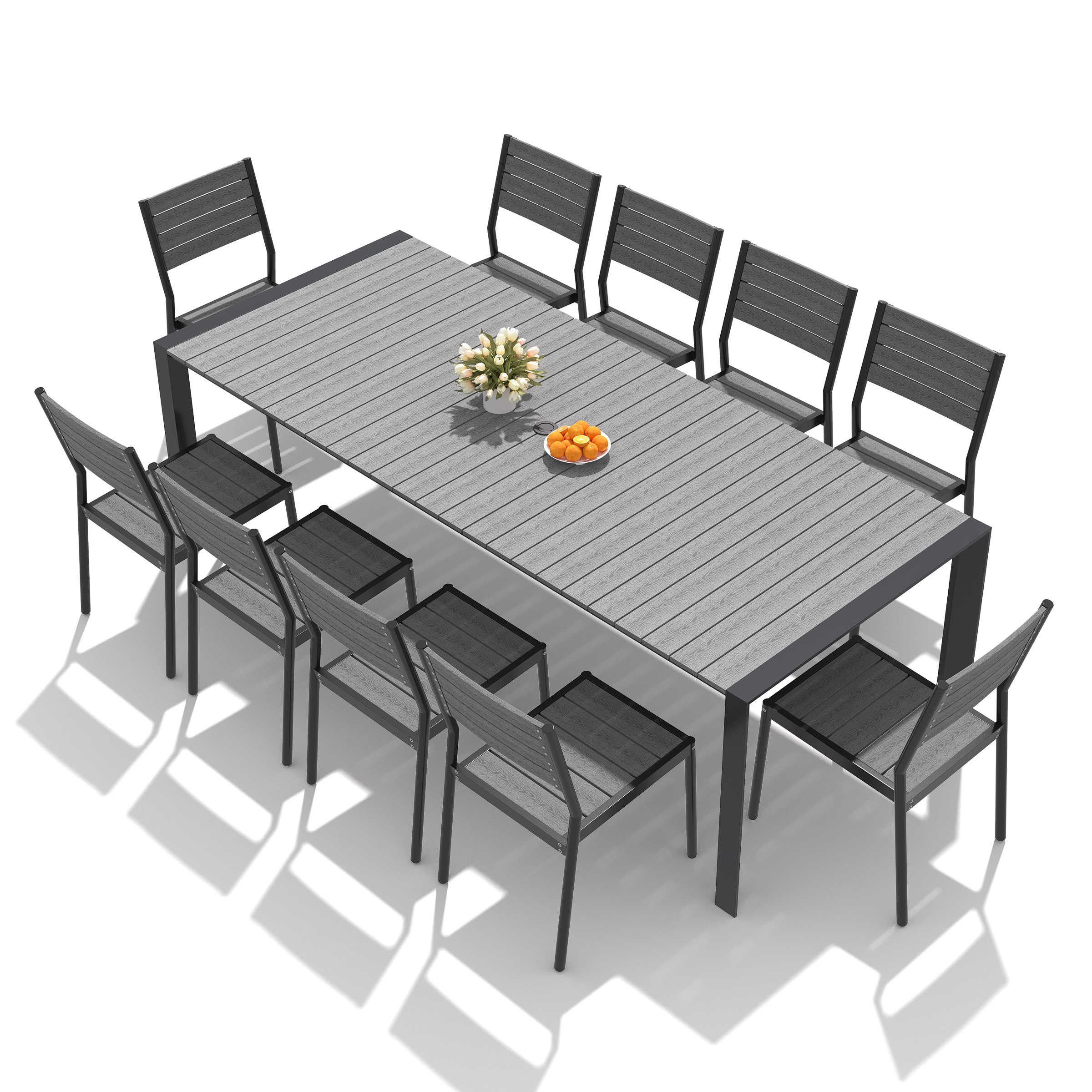 Crestlive Products CL-TD6237GRY240-11 Patio-Dining-Sets - View #13