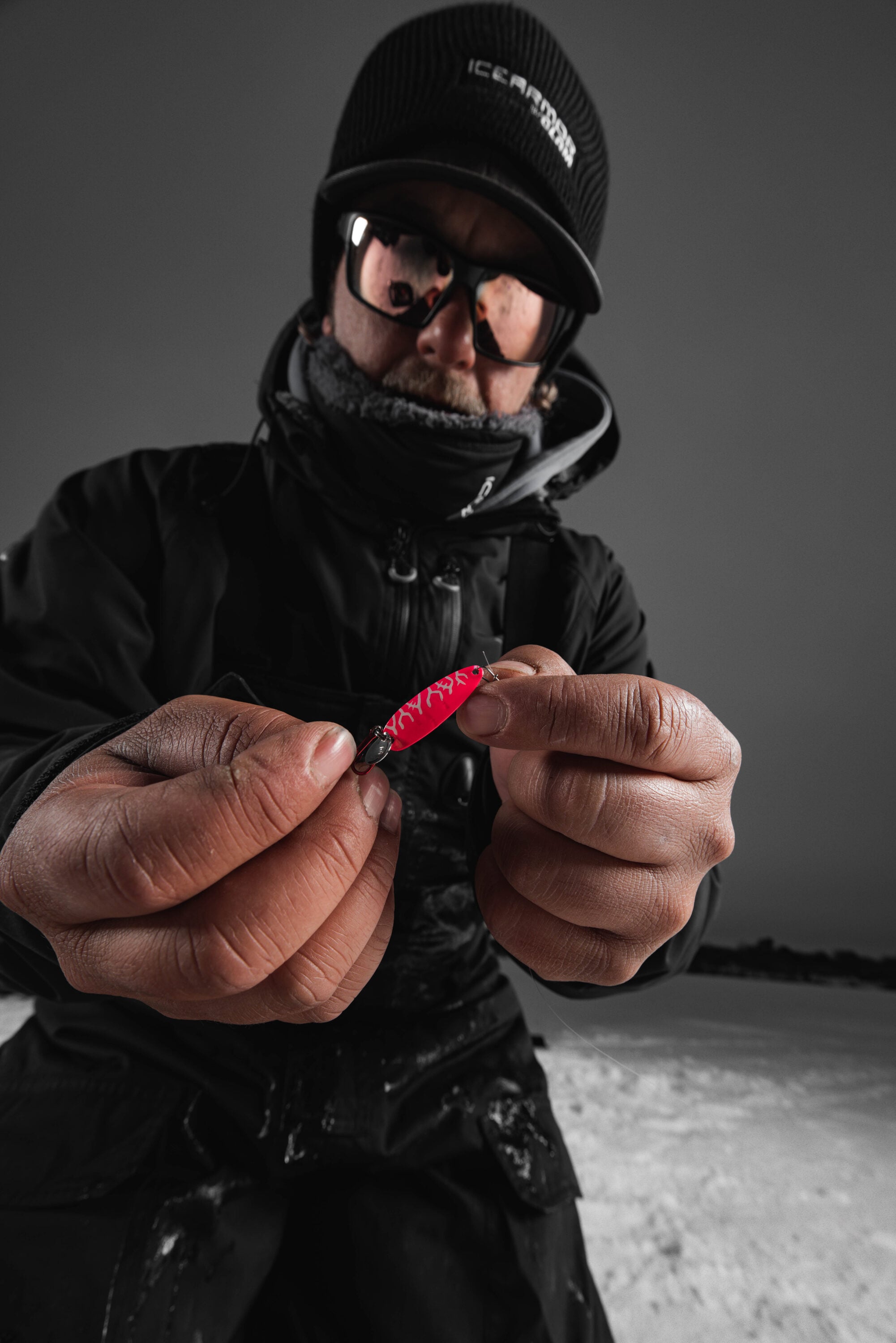Clam Outdoors Edge Men's Ice Fishing Gloves - Black, L/XL