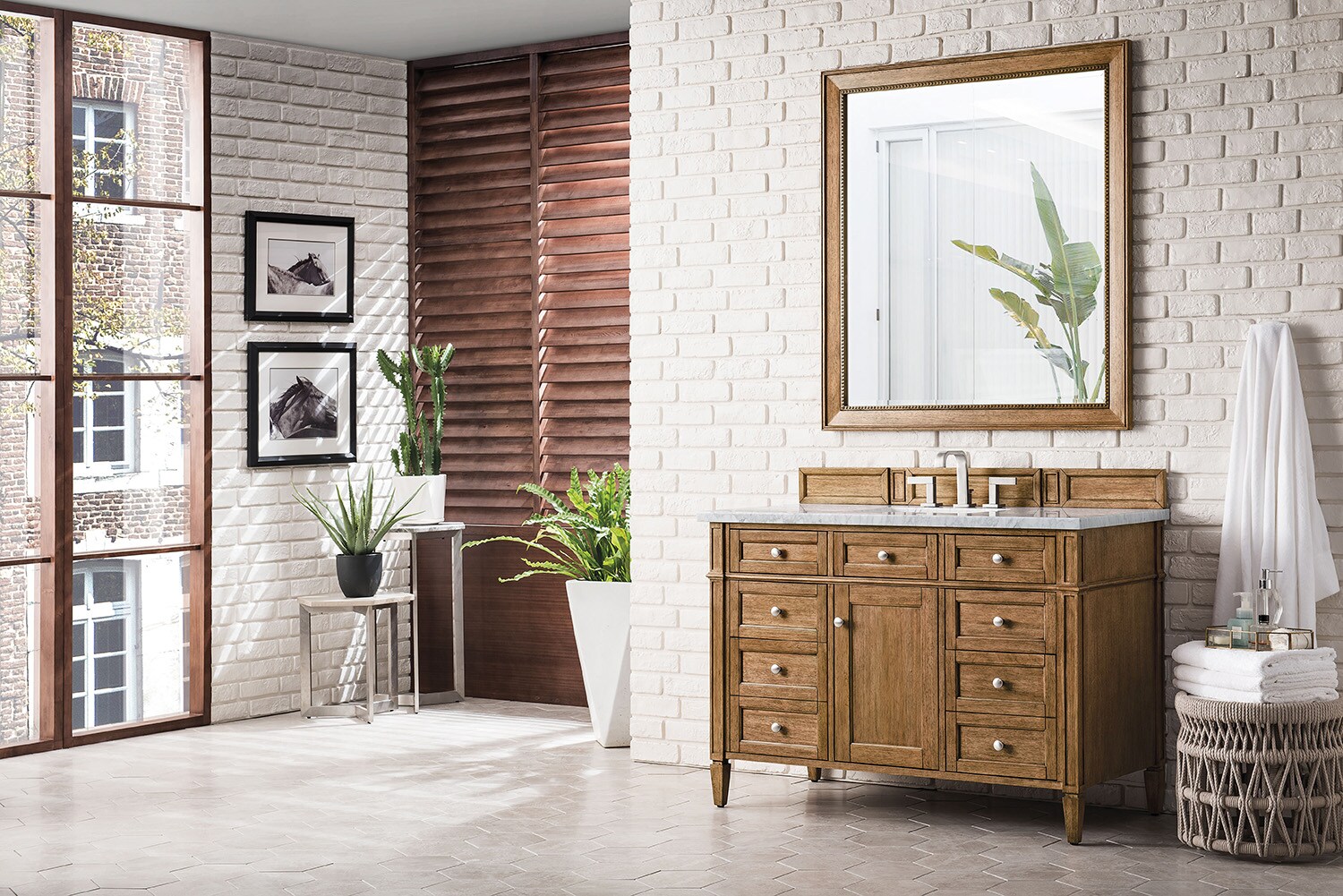 James Martin Vanities 650-V48-SBR-3EJP Bath-Vanity-Combo - View #3