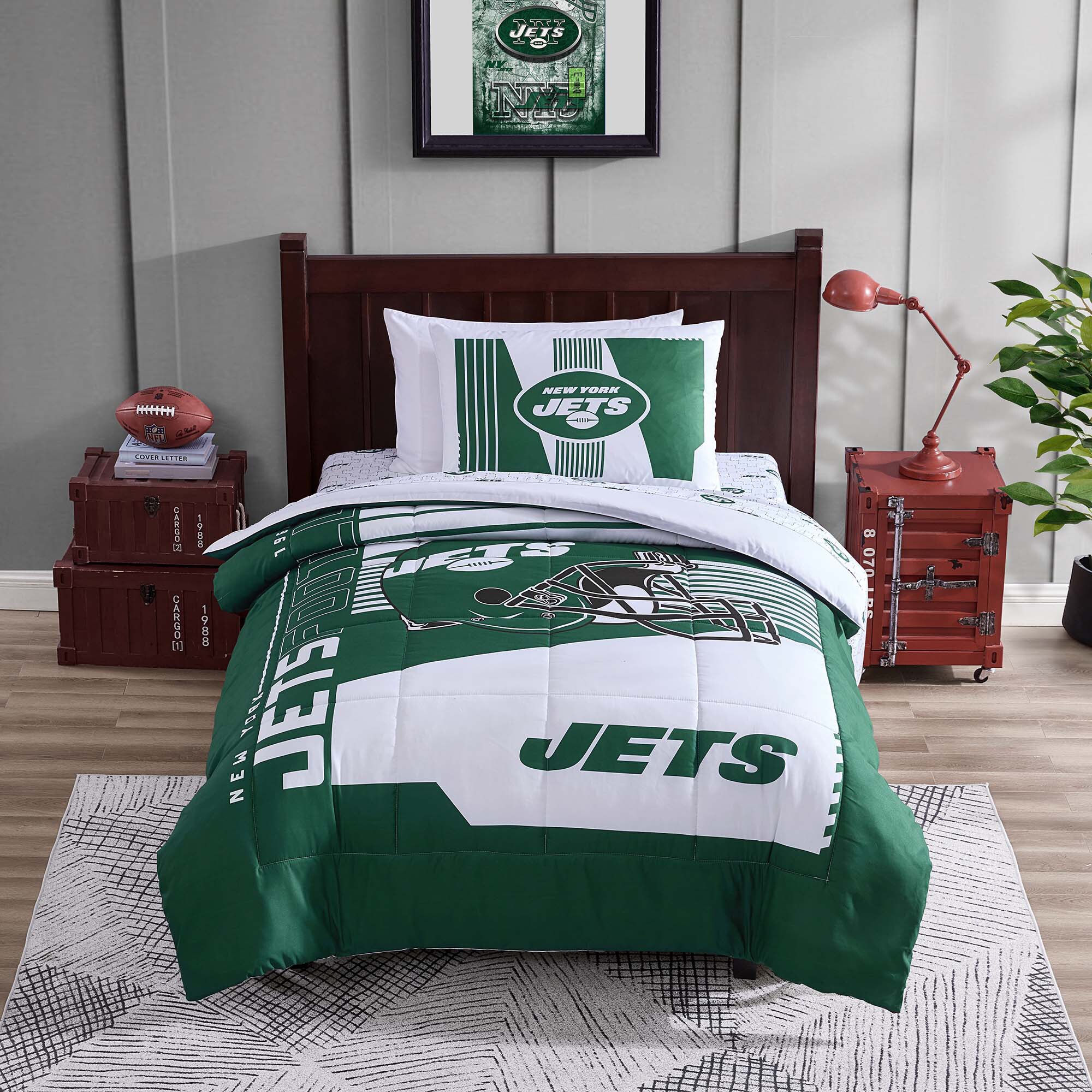 Cathay Sports New York Jets 3-Piece Green/White Full/Queen