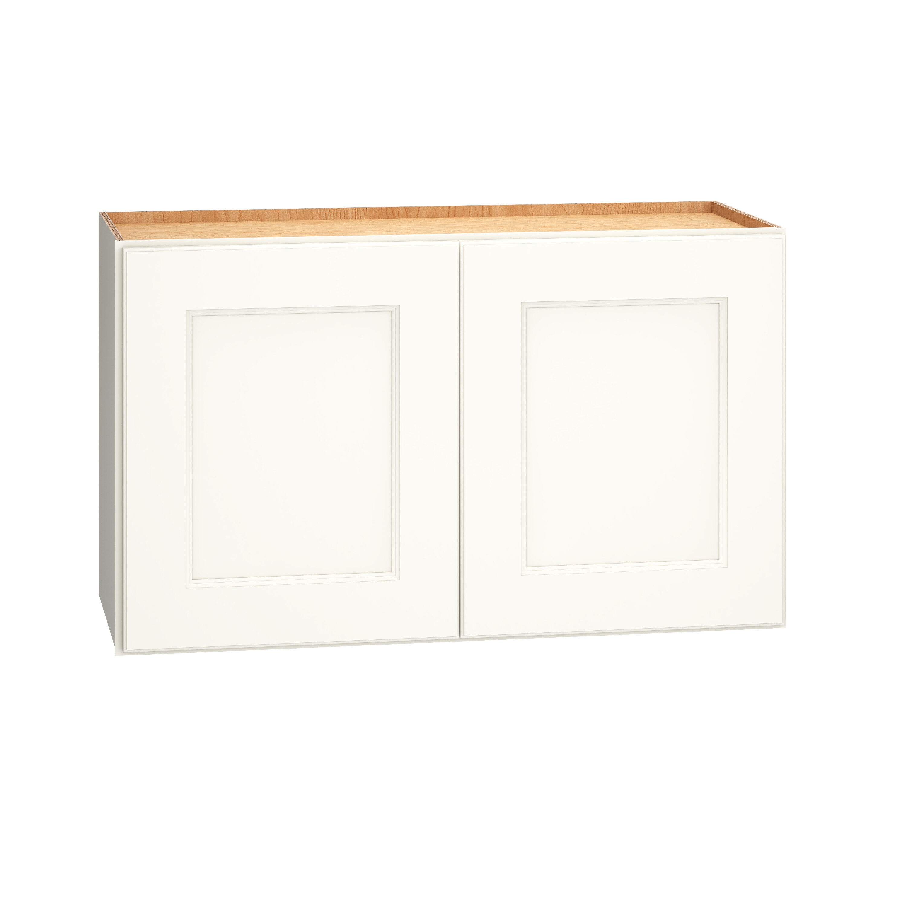 Diamond Express 325 W3018 Macaulay 30-in W x 18-in H x 12-in D White Wall Fully assembled Plywood Cabinet (Recessed Panel Square)