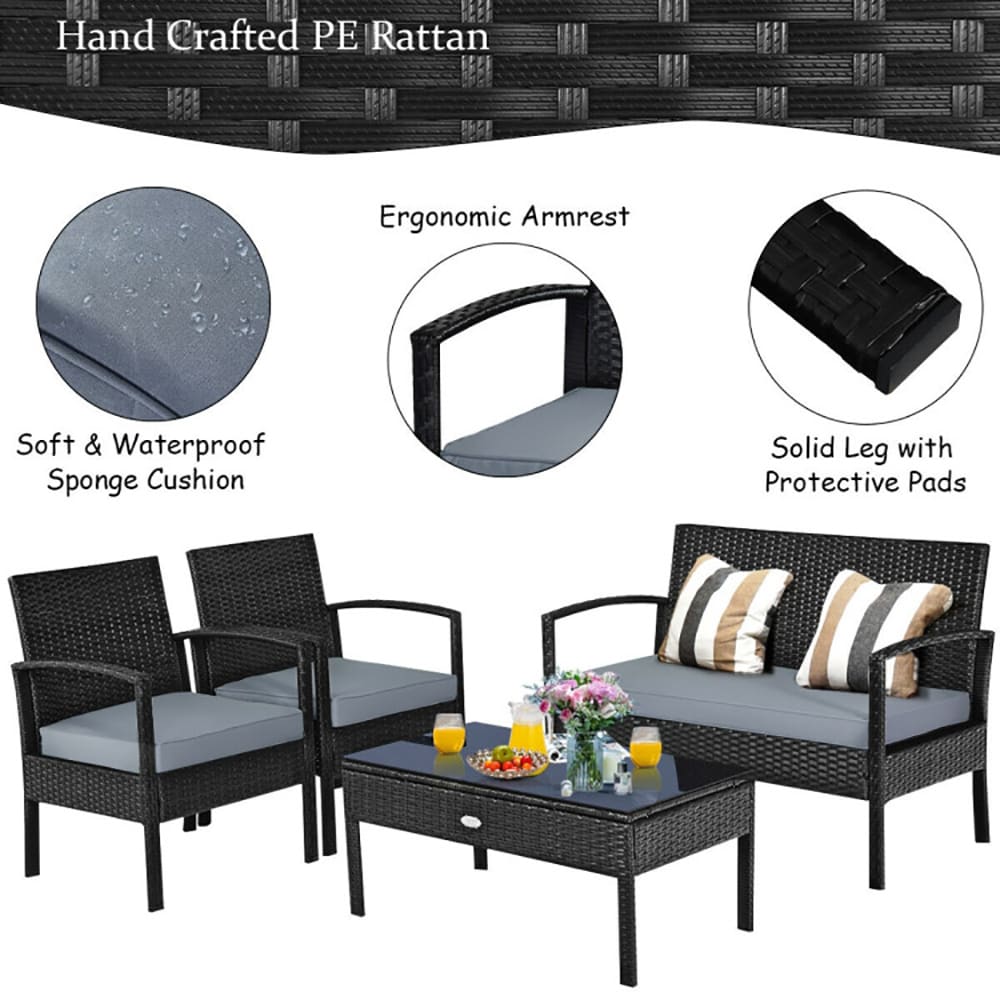 CASAINC WF-SM-KF-C01L Patio-Conversation-Sets - View #3