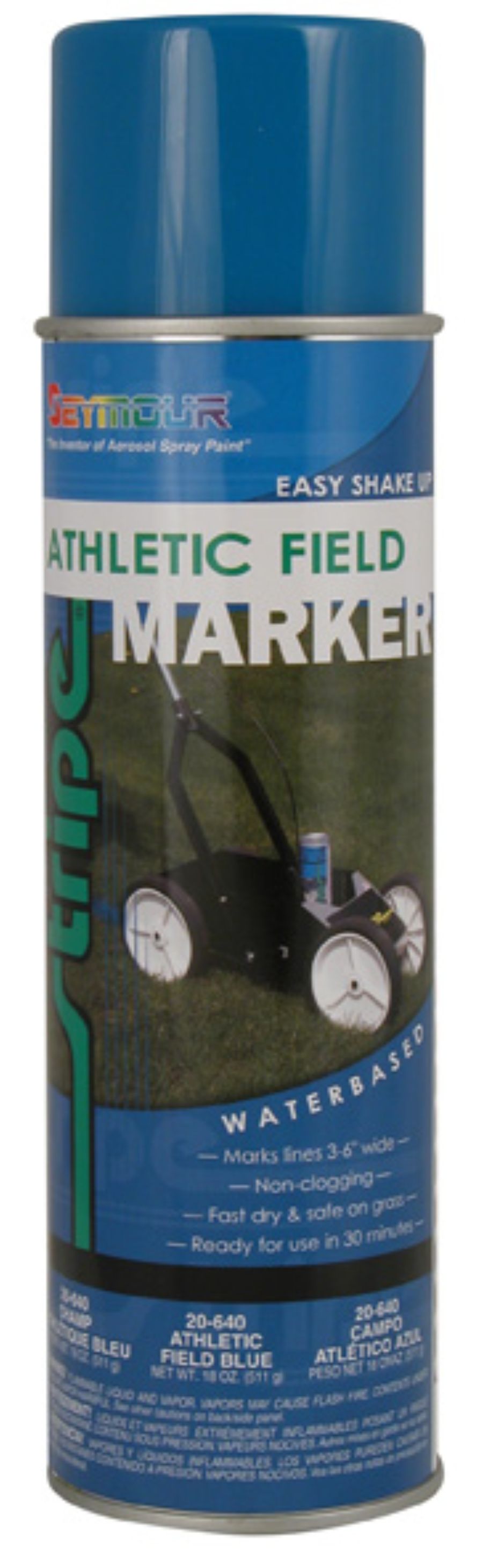 Ameri-Stripe White Athletic Field Marking Spray Paint - 1 Case (12 Cans) 18  oz of Paint per Can 