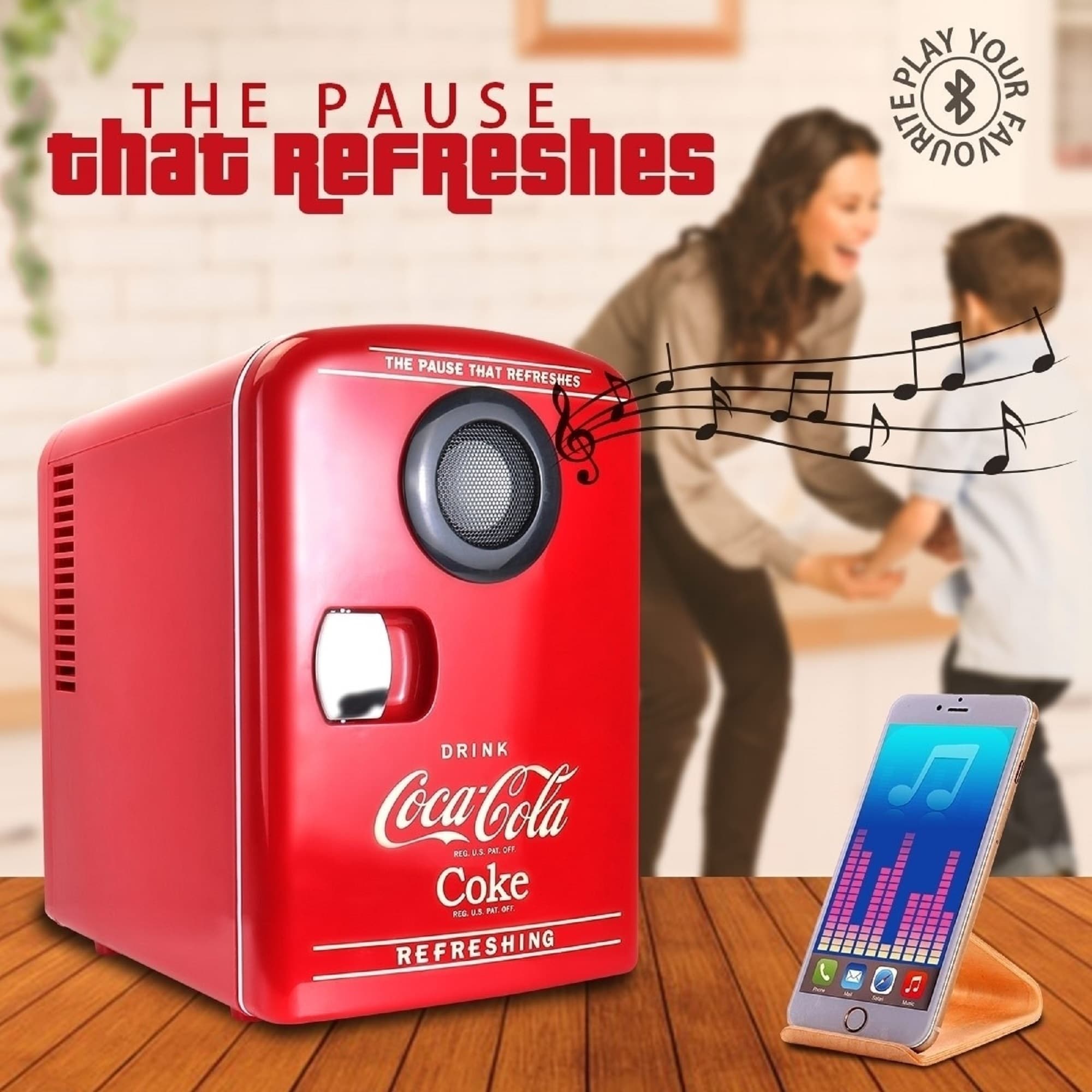 Coca-Cola KWC-4 Red Portable Mini Cooler